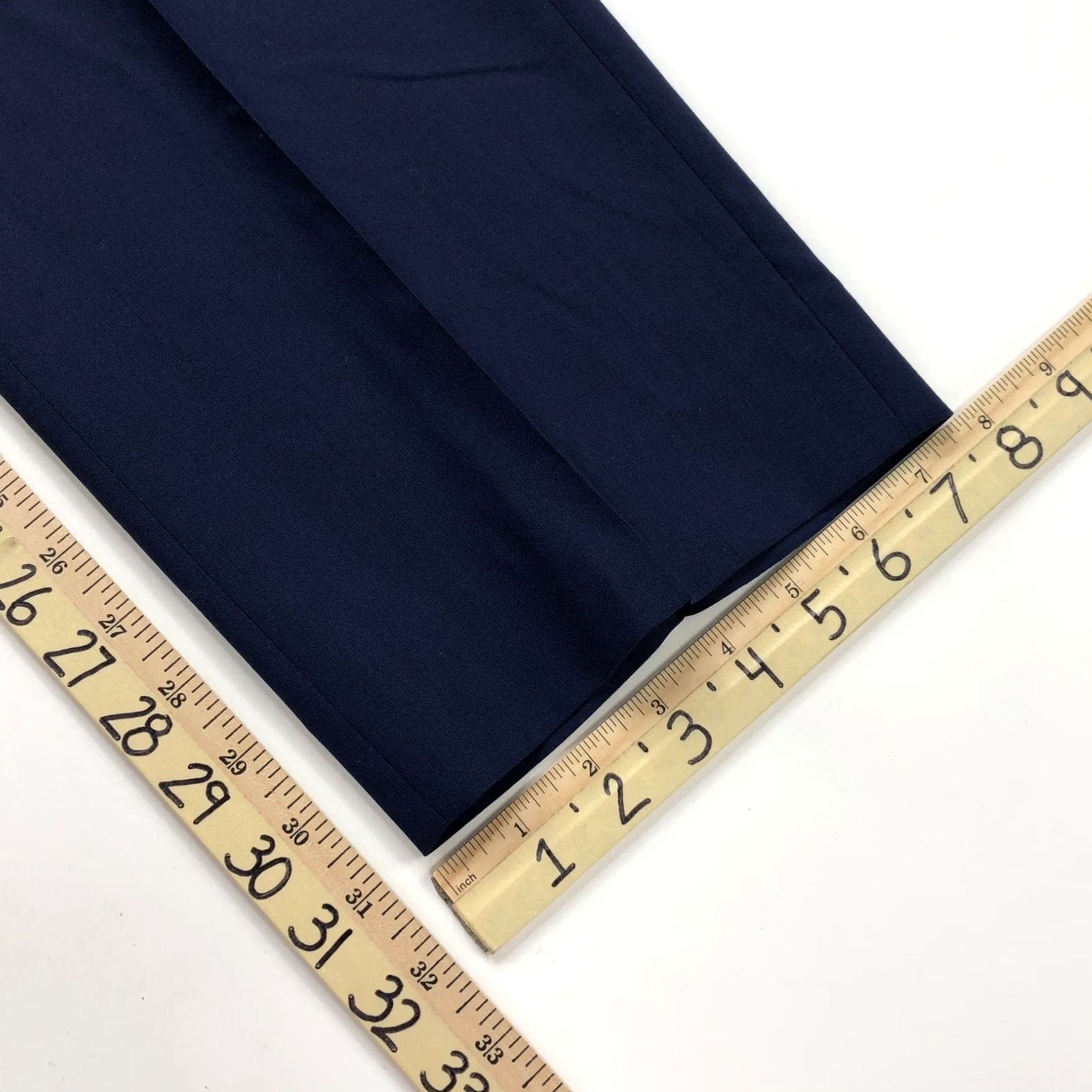 Ralph Lauren Lauren Ralph Lauren Black Label SLIM FIT Dress Pants Blue 36x31 36W 31L Wool Tapered Flat Front Belt Loops SD Casual Formal Workwear Mens Pants Size US 36 / EU 52 - 4 Thumbnail