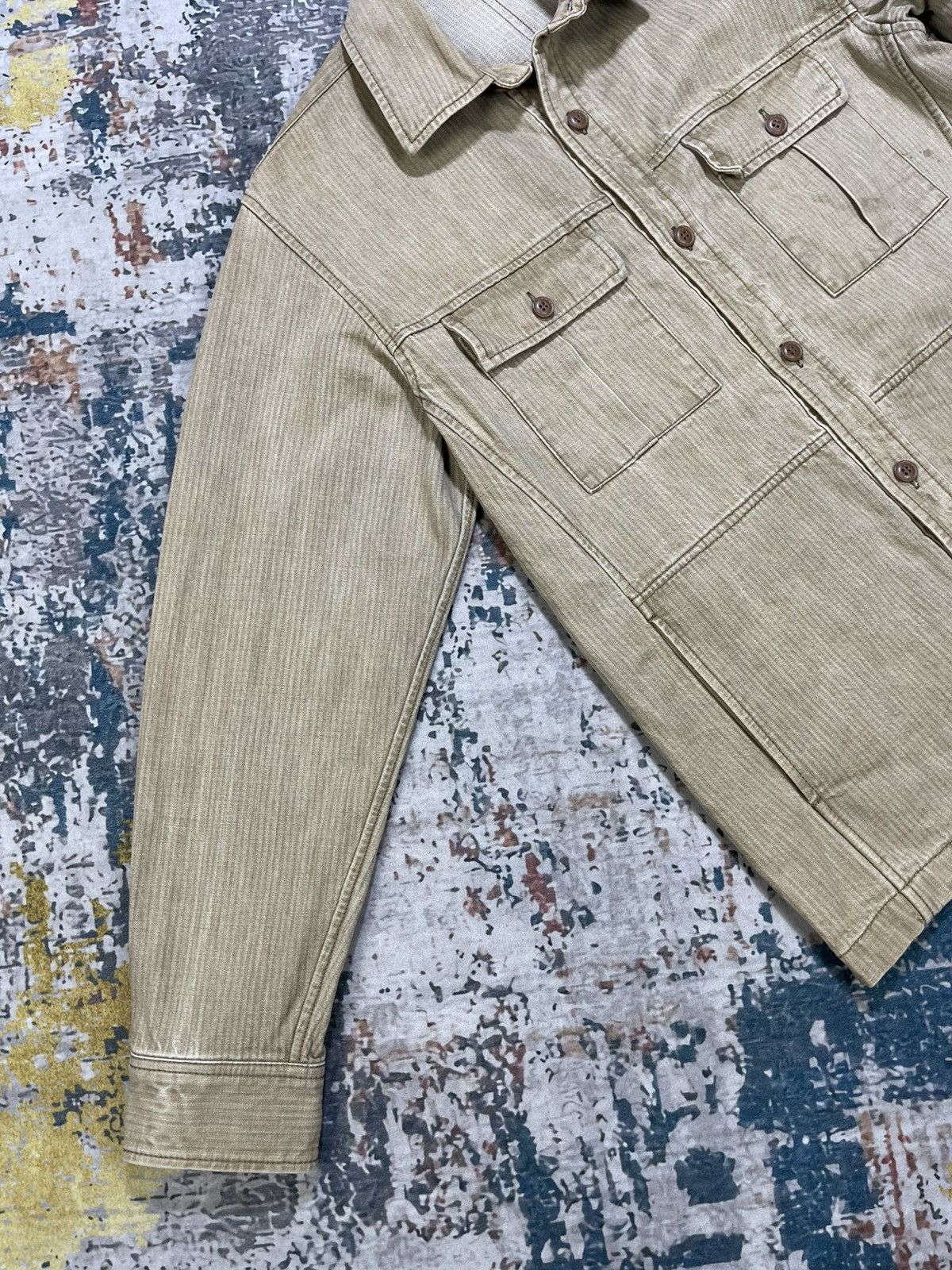 KATO Kazuki Kazutaka Kato Unlined HBT Shirt Jacket Size US S / EU 44-46 / 1 - 9 Thumbnail