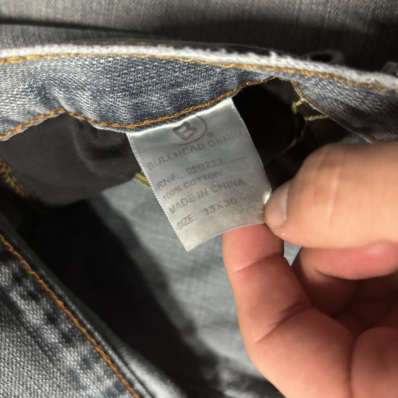 Japanese Brand × Vintage Crazy Vintage Y2K/2000s Grunge Distressed Dark Wash Denim Jeans! Size US 31 - 8 Thumbnail