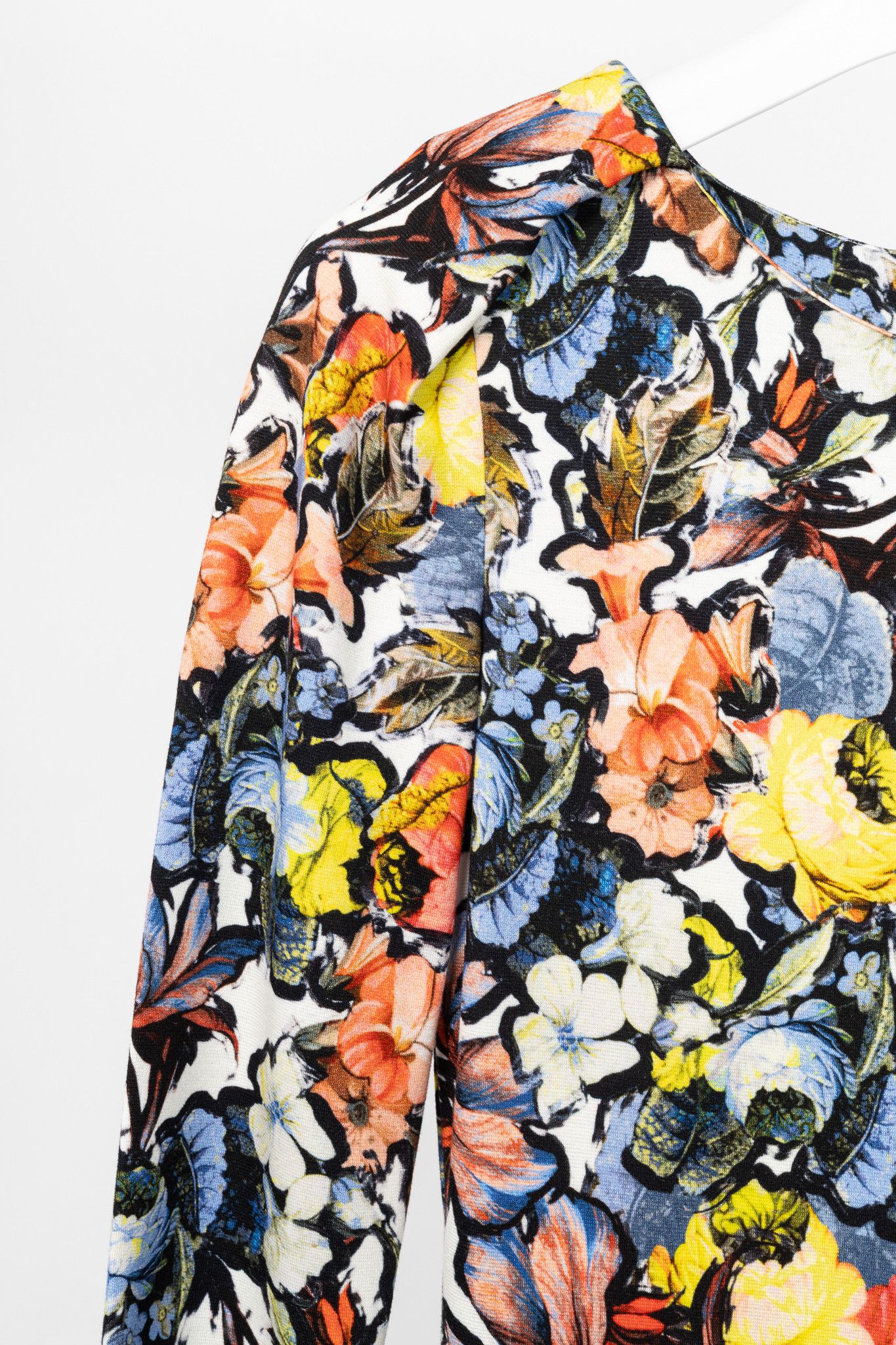 Erdem Erdem Wilhelmina Jardim Floral Ponte Jersey Sheath Dress Size M / US 6-8 / IT 42-44 - 5 Thumbnail