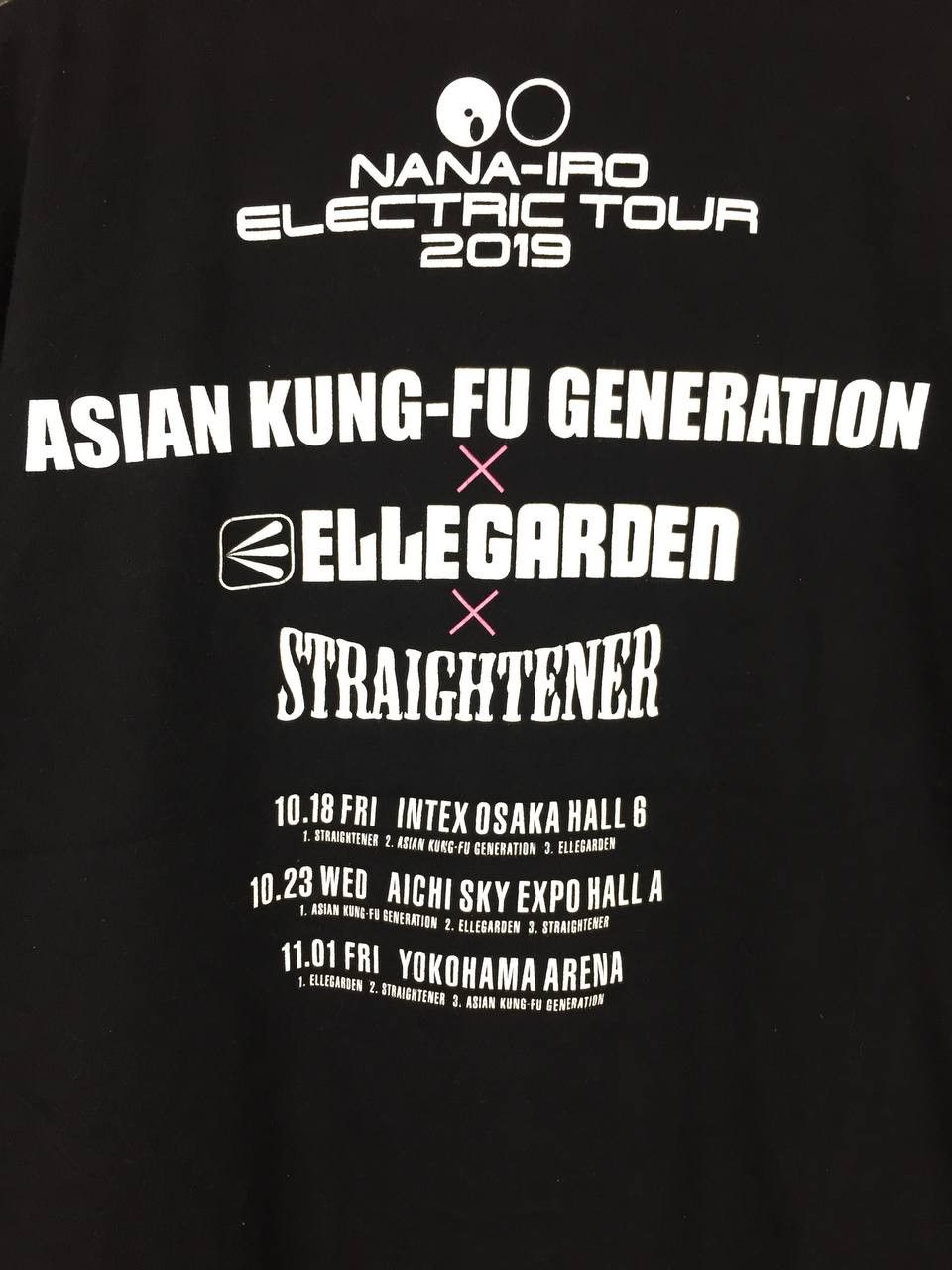 Band Tees Nana-Iro Electric Tour 2019 Asian Kung-Fu Generation Tee Size US L / EU 52-54 / 3 - 7 Thumbnail
