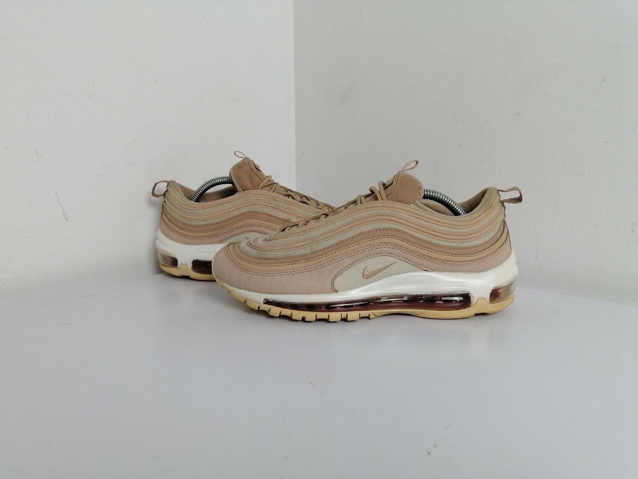 Nike NIKE AIR MAX 97 LX BEIGE SNEAKERS Size US 8.5 / IT 38.5 - 2 Thumbnail
