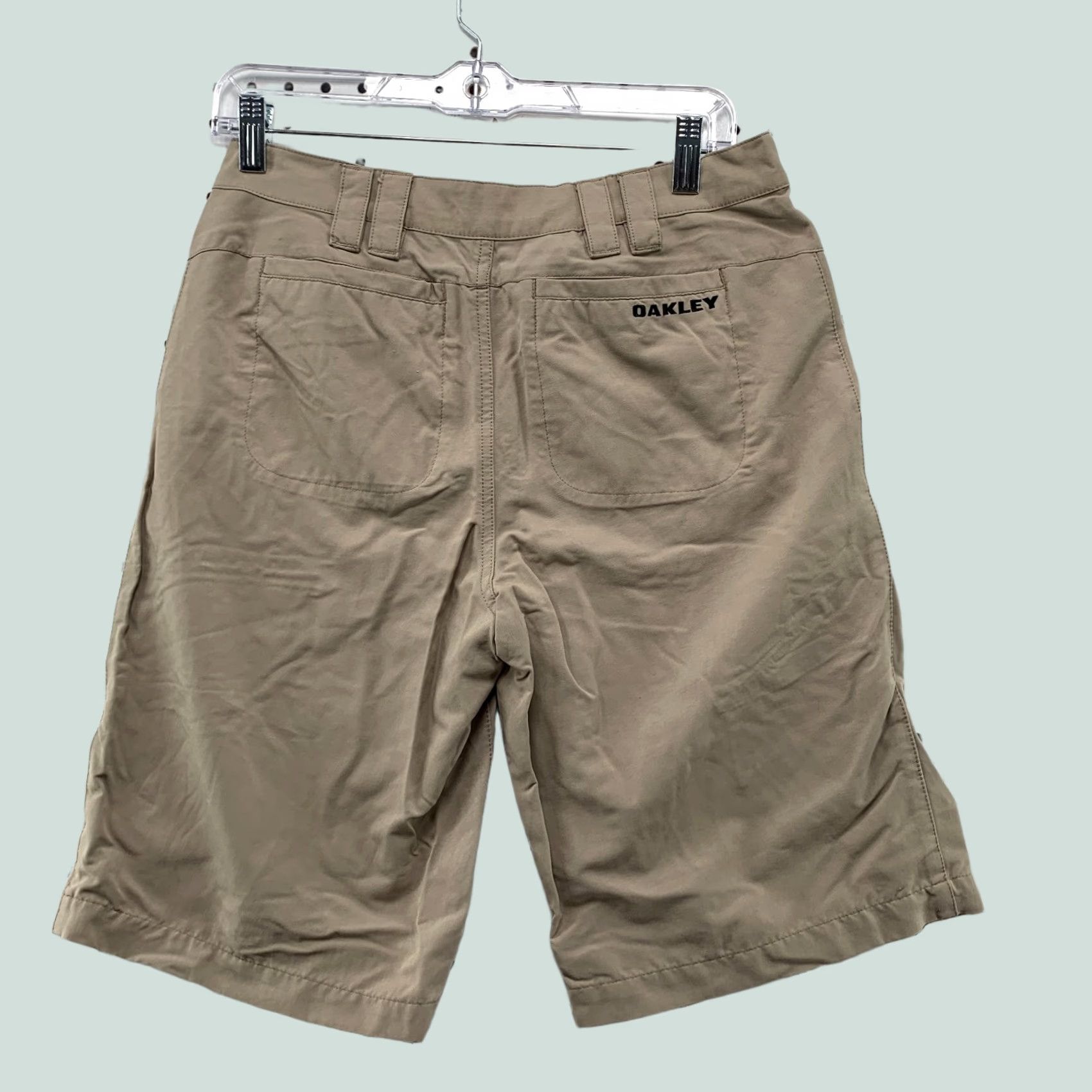 Oakley Oakley Chino Hiking Shorts Mens 30 Khaki Cargo Outdoor Hike 32x11 Size US 30 / EU 46 - 1 Thumbnail