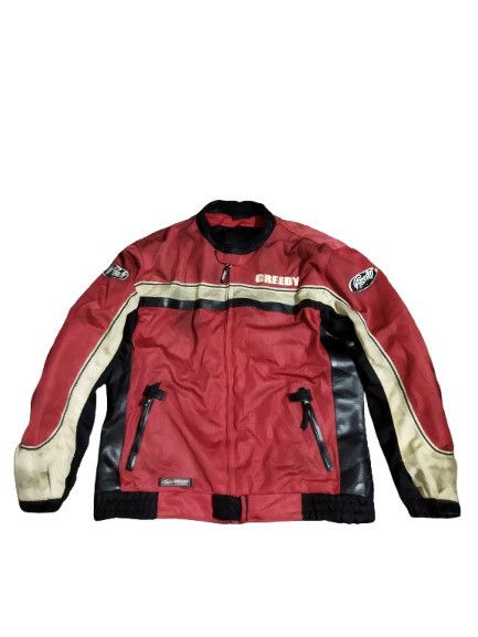 Vintage Vintage Greedy Motorcycle Racing Jacket Size US XL / EU 56 / 4 - 1 Thumbnail