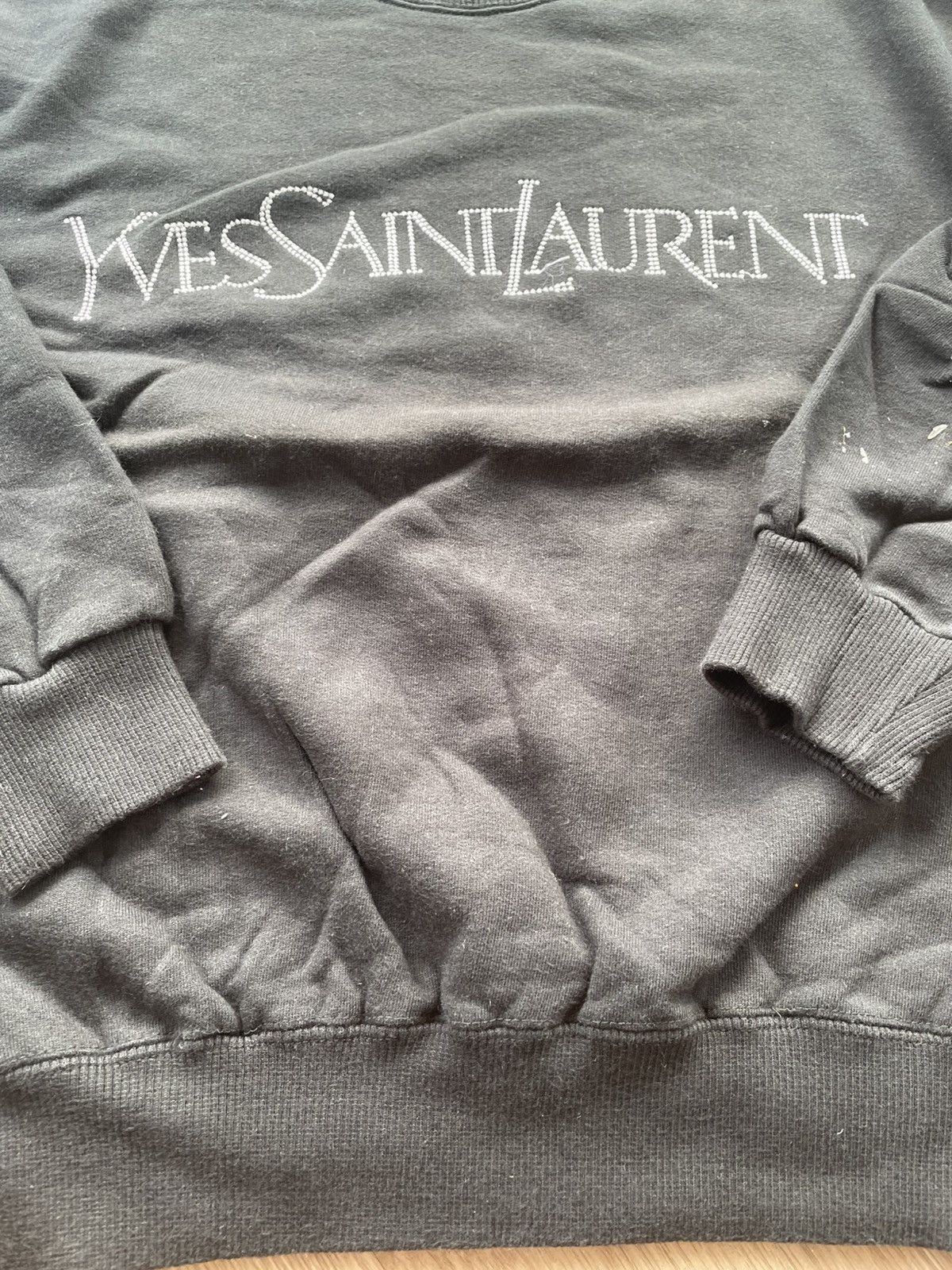 Yves Saint Laurent Yves saint lauren big logo sweatshirt Size US M / EU 48-50 / 2 - 2 Thumbnail