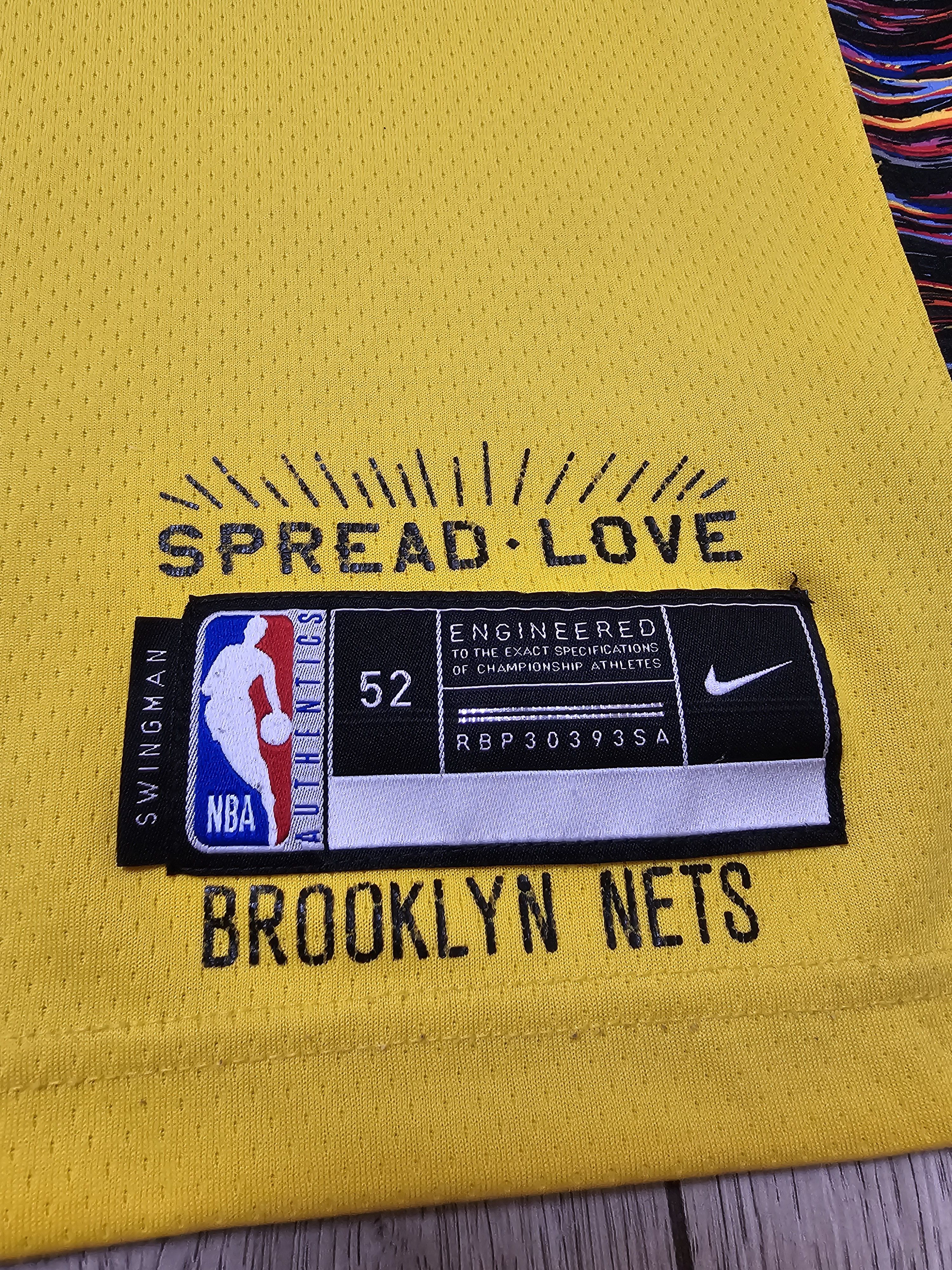 NBA BROOKLYN NEETS JERSEY BIGGIE BED-STUY BASKETBALL SHIRT Size US XL / EU 56 / 4 - 5 Thumbnail