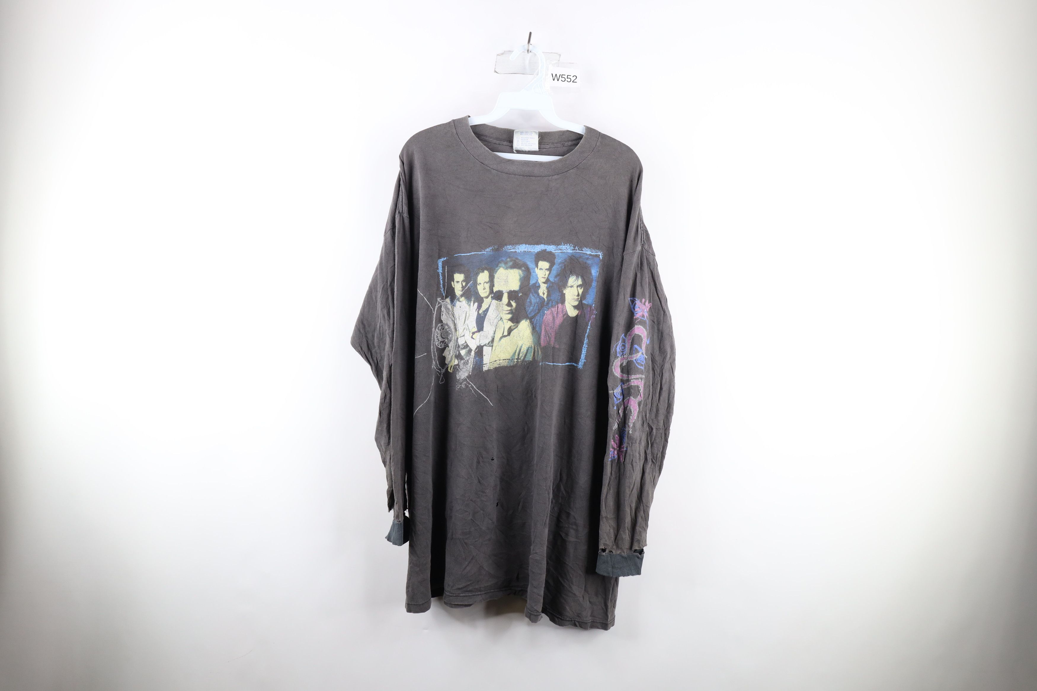 Vintage Vintage 90s Wish Tour The Cure Band Long Sleeve T-Shirt USA Size US XL / EU 56 / 4 - 1 Thumbnail