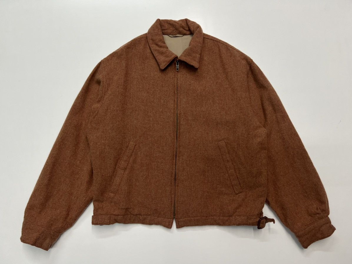 Vintage 🔥VINTAGE WEST THE AUTHENTIC STYLE WOOL ZIPPER JACKET Size US M / EU 48-50 / 2 - 1 Thumbnail