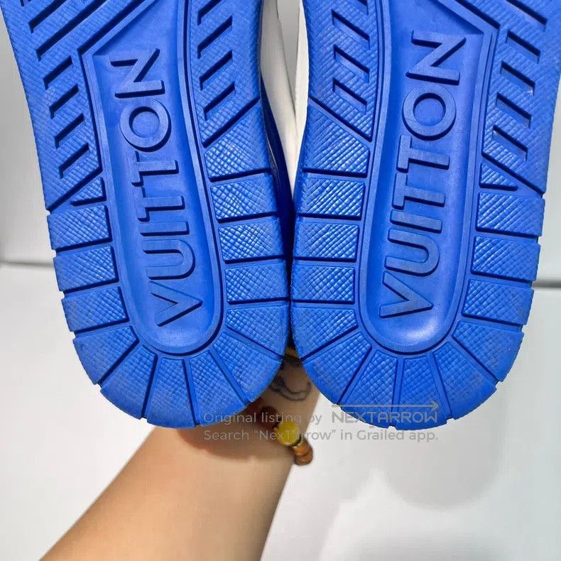 Louis Vuitton Louis Vuitton Trainer blue and white board shoes Size US 8.5 / EU 41-42 - 8 Thumbnail