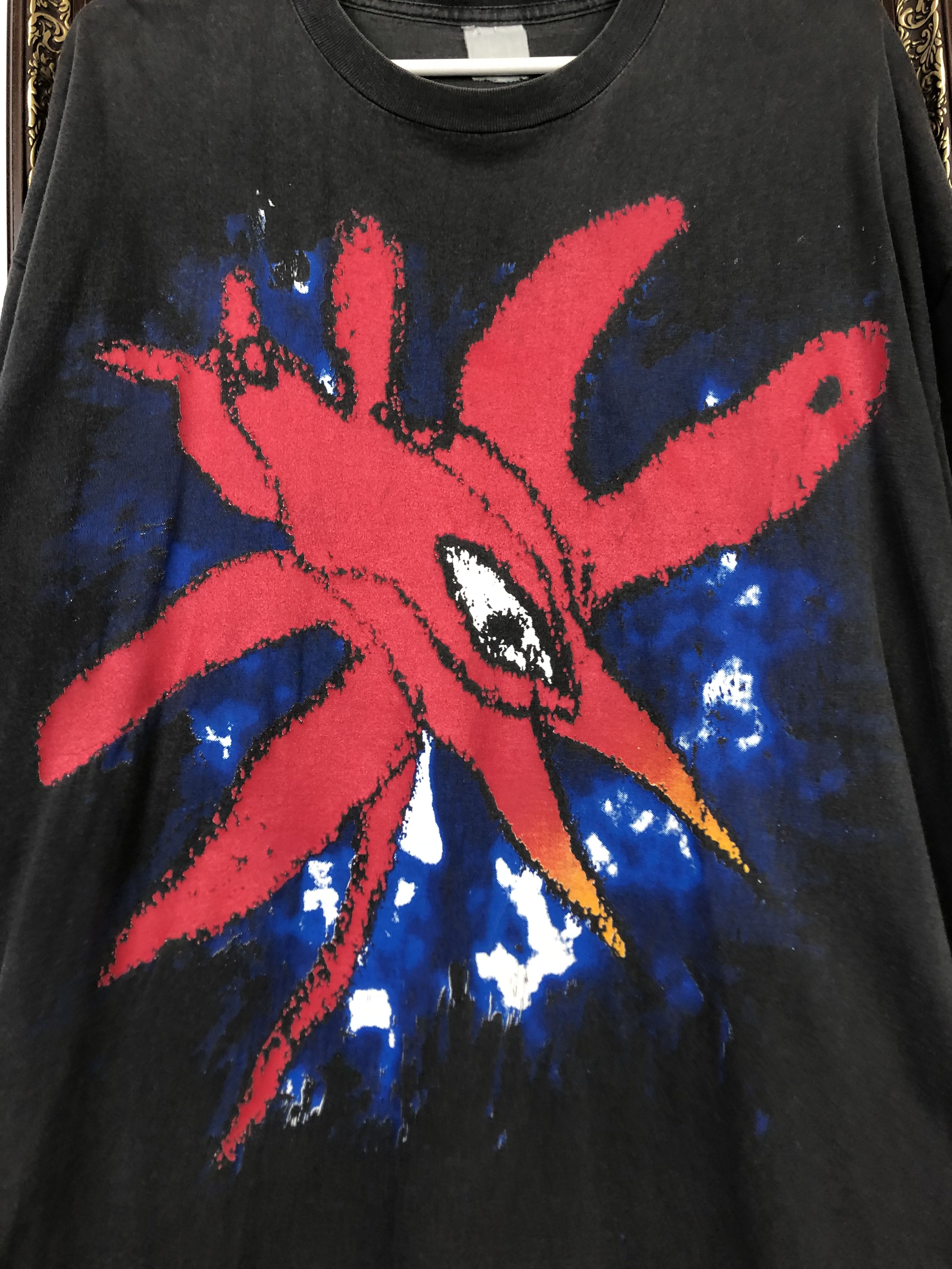 Band Tees × Vintage Vintage 90's The Cure Wish Tour Shirt Over Print Tee Rare Size US L / EU 52-54 / 3 - 3 Thumbnail