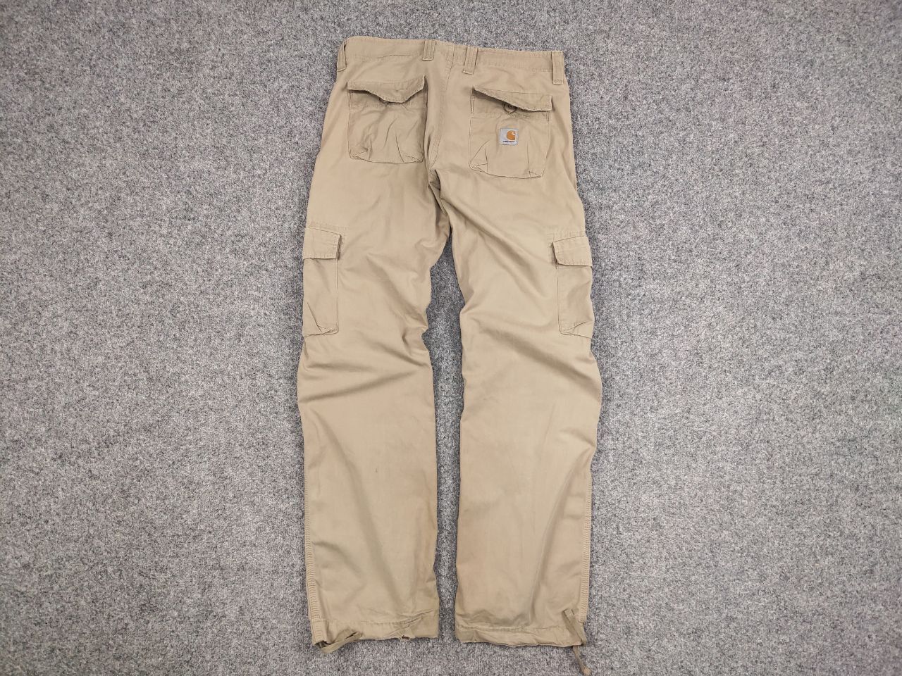 Carhartt Vintage 90's Carhartt Thrift Distressed Logo Cargo Pants Size US 30 / EU 46 - 4 Thumbnail