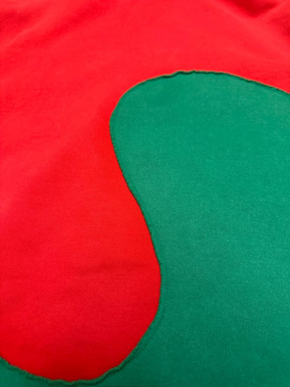 ERL ERL Red & Green Swirl Fleece Hoodie Size US L / EU 52-54 / 3 - 6 Thumbnail