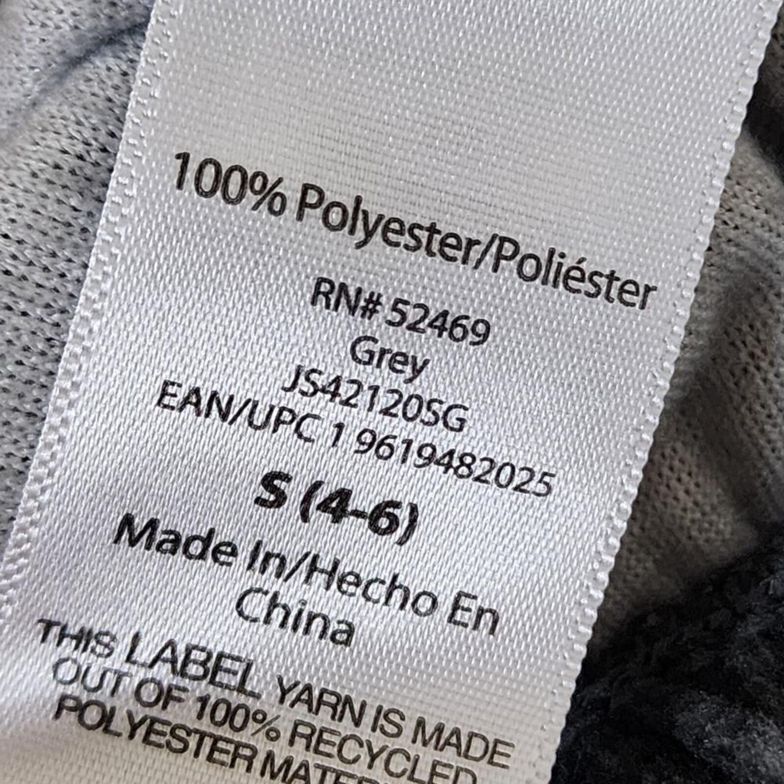 Other Dark Grey Gray Small Joysun Velour Velvet Pajama Pants Size 28" / US 6 / IT 42 - 4 Thumbnail