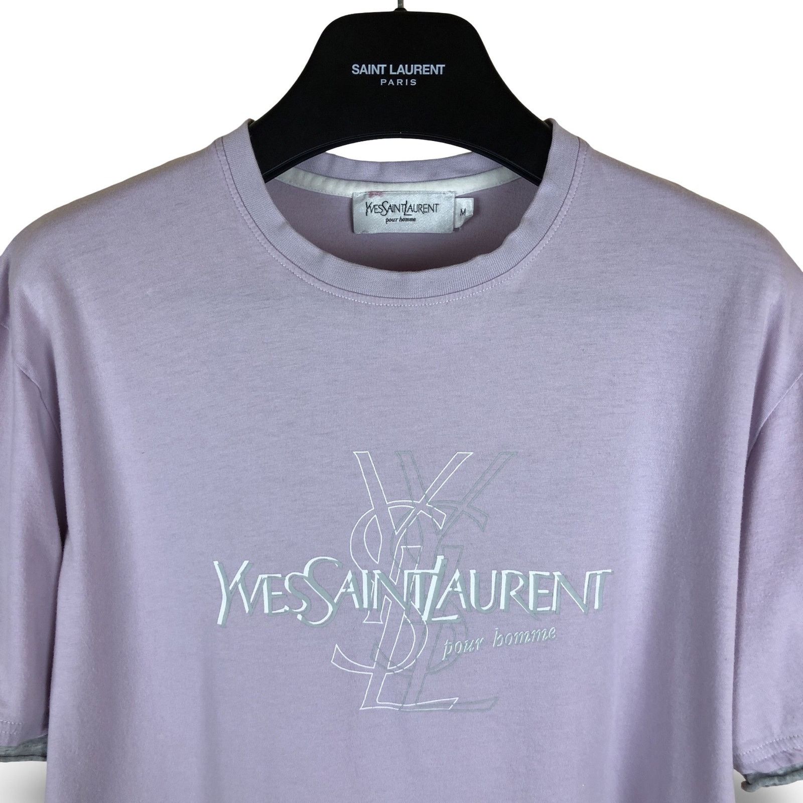 Yves Saint Laurent Vintage Yves Saint Laurent T-Shirt YSL Logo Size US M / EU 48-50 / 2 - 2 Thumbnail
