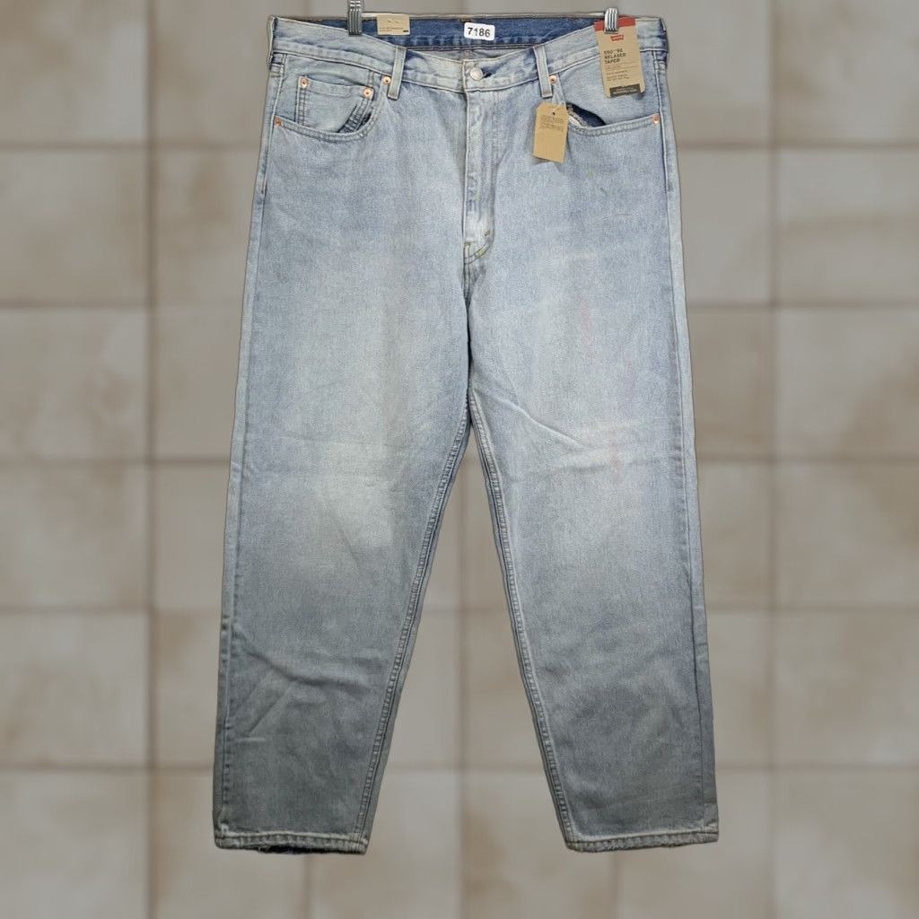 Levi's Levi's 550 Men's Jeans 38x30 Relaxed Fit Tapered Leg Light Paint Splat Denim Casual Size US 38 / EU 54 - 1 Thumbnail