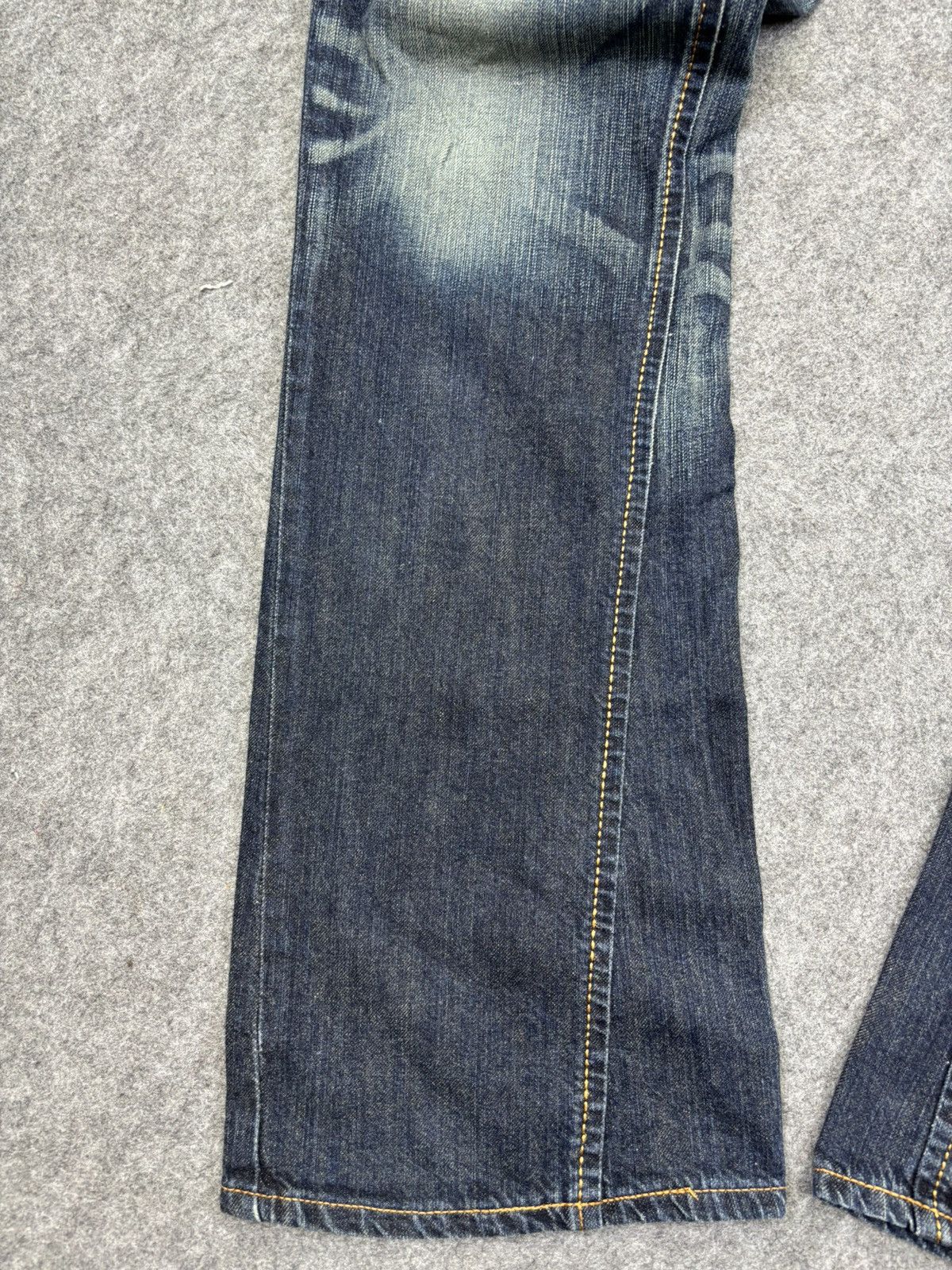 Edwin 💥Flare💥Edwin Westerner Style Sick Fades Flare Denim F833 Size US 32 / EU 48 - 6 Thumbnail