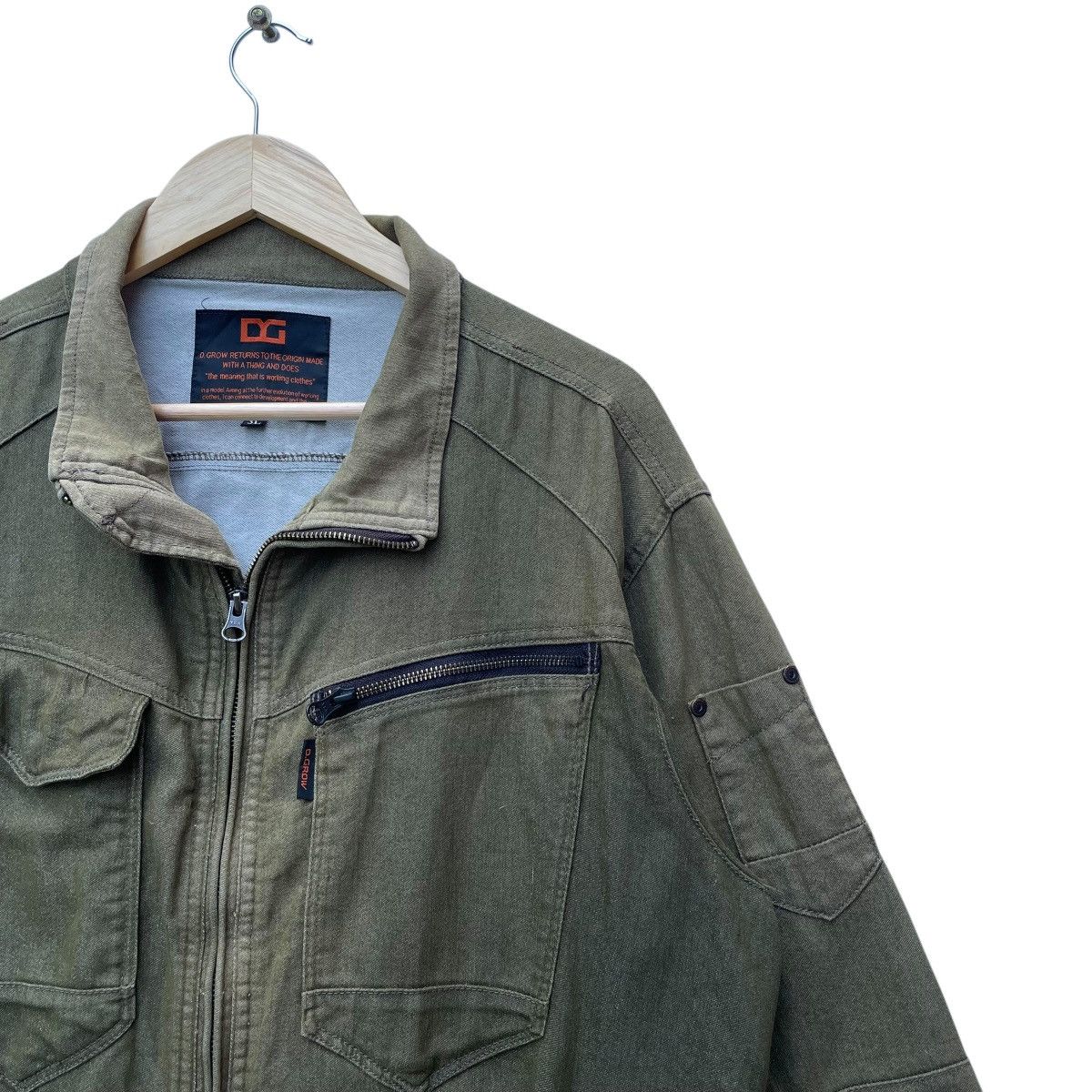 Japanese Brand 💥Vintage D.Grow Workwear Jacket Size US M / EU 48-50 / 2 - 4 Thumbnail