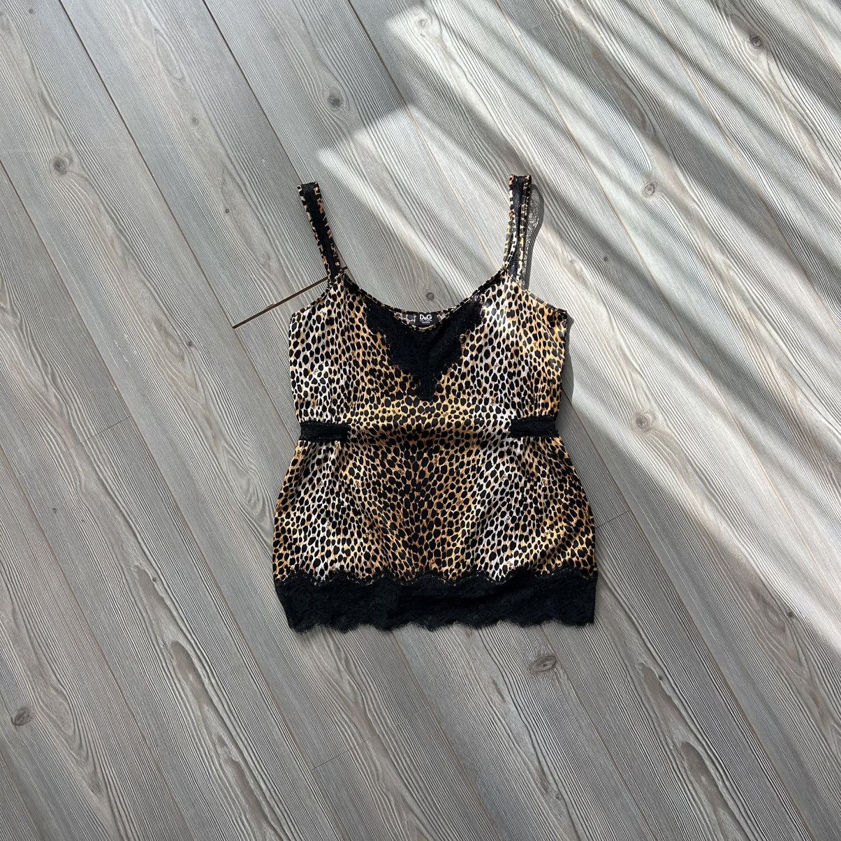 Dolce & Gabbana Y2K Dolce & Gabbana Leopard Print Tank Top Size L / US 10 / IT 46 - 11 Thumbnail