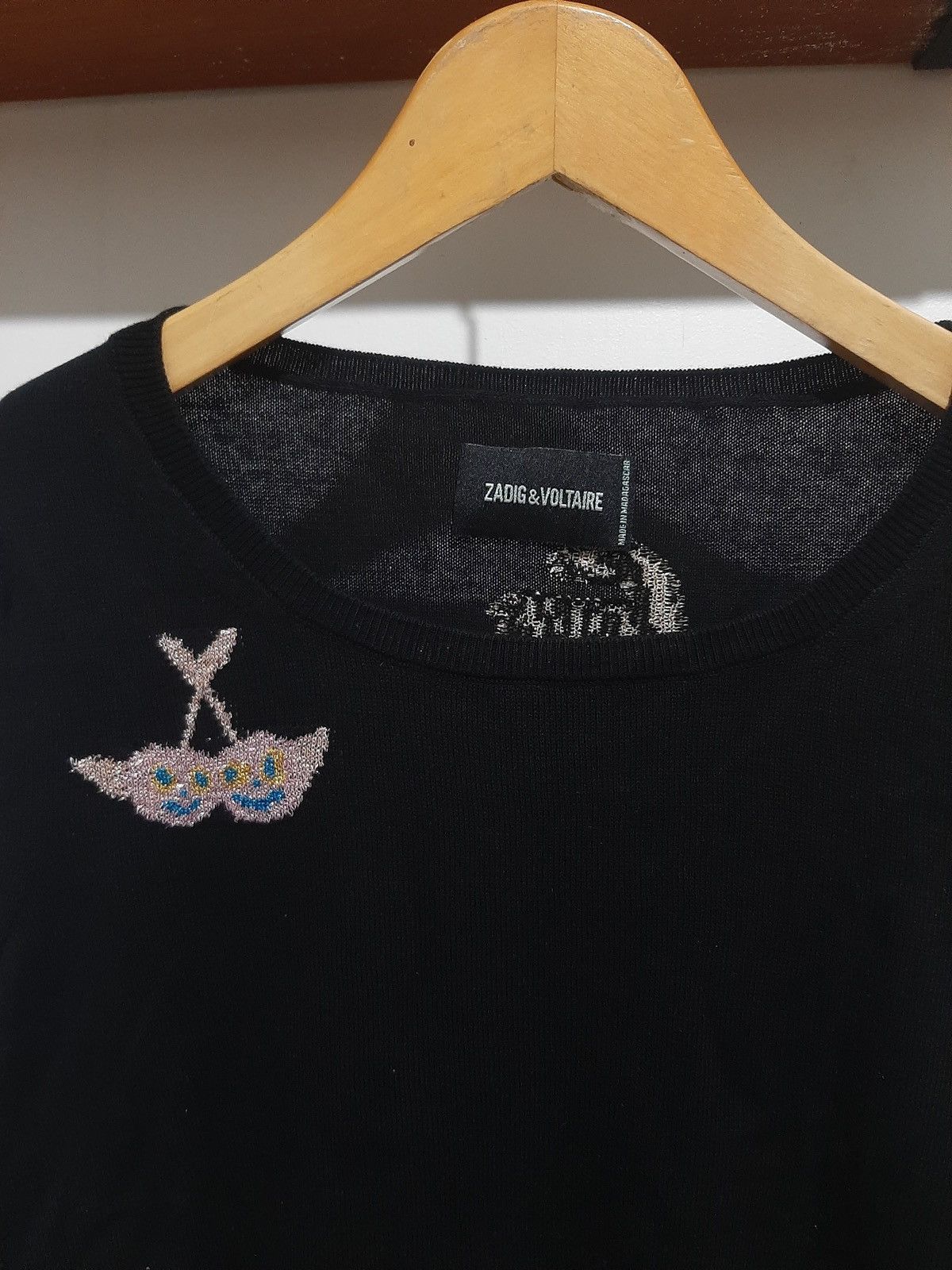 Zadig & Voltaire ZADIG & VOLTAIRE KATYA CHERRY SWEATER Size M / US 6-8 / IT 42-44 - 11 Thumbnail