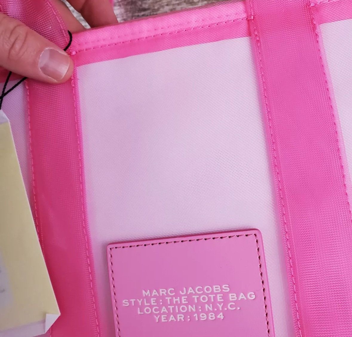 Marc Jacobs Marc Jacob’s Pink Tote Bag Size ONE SIZE - 3 Thumbnail