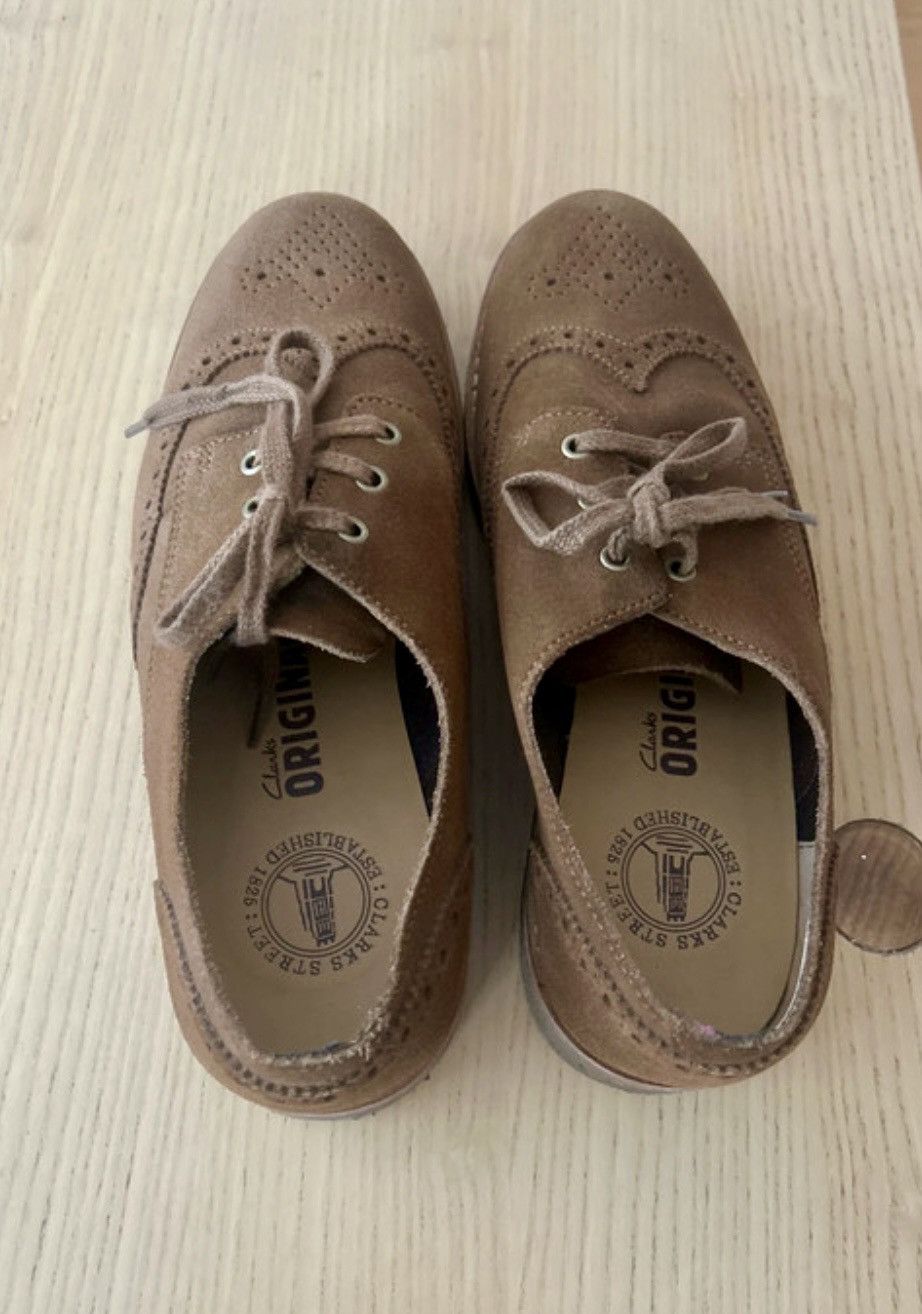 Clarks Clarks Originals Suede Brogues EU42.5 – Brown Wingtip Shoes Size US 9.5 / EU 42-43 - 5 Thumbnail