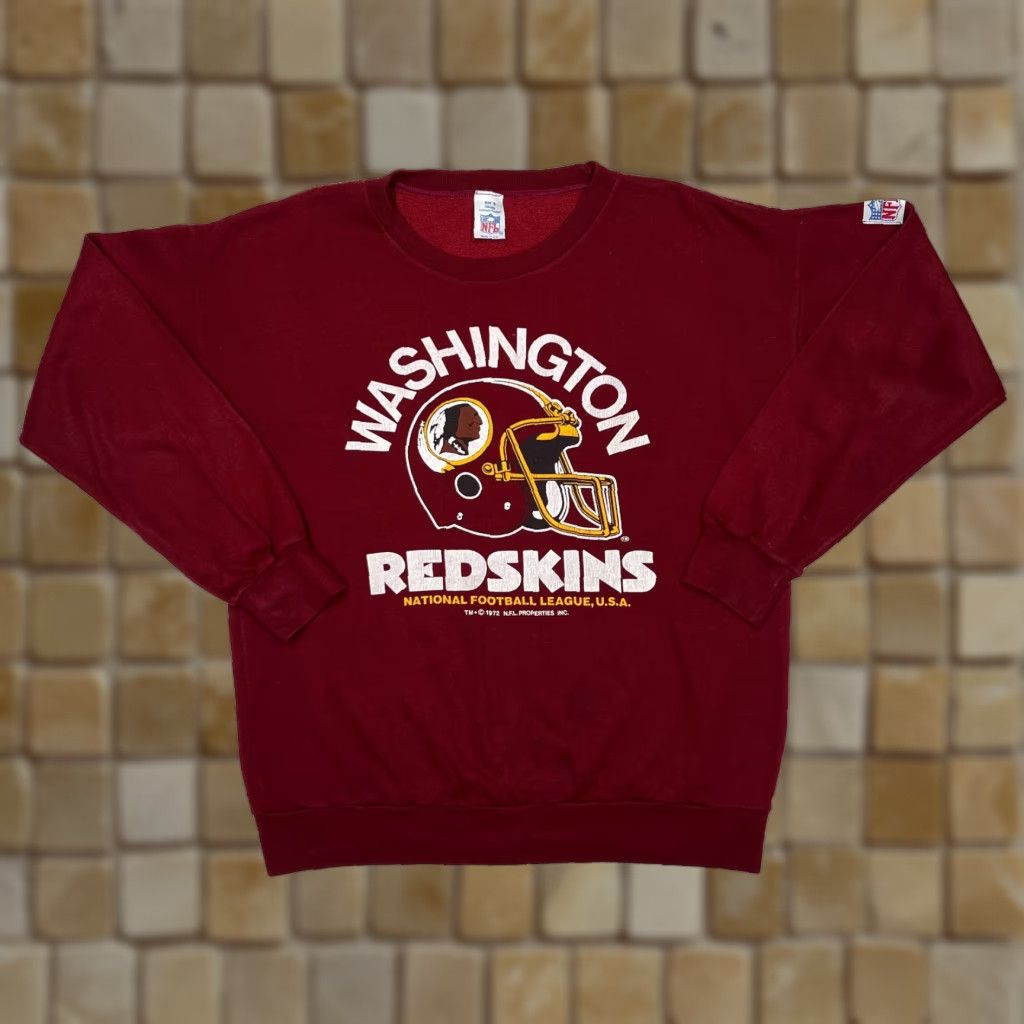 NFL VINTAGE NFL Washington Commanders Sweatshirt Crewneck Small Mens Red 80s Made In UK Size US S / EU 44-46 / 1 - 1 Thumbnail