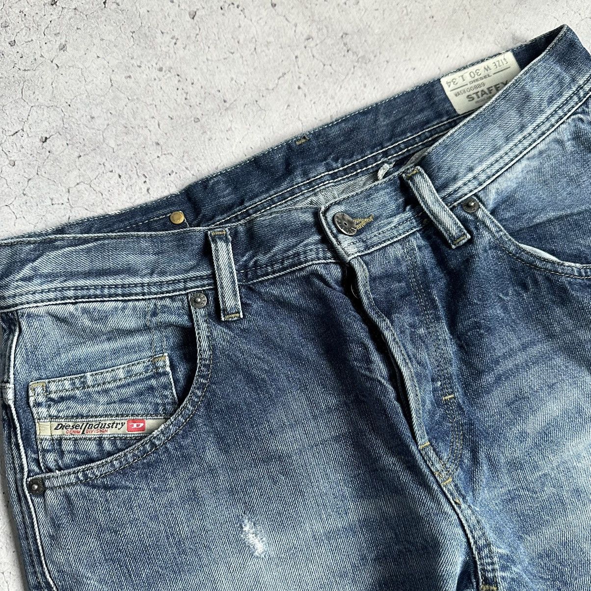 Diesel × Japanese Brand × Vintage VINTAGE DIESEL Y2K DISTRESSED DENIM JEANS PANTS 30x34 Size US 30 / EU 46 - 7 Thumbnail