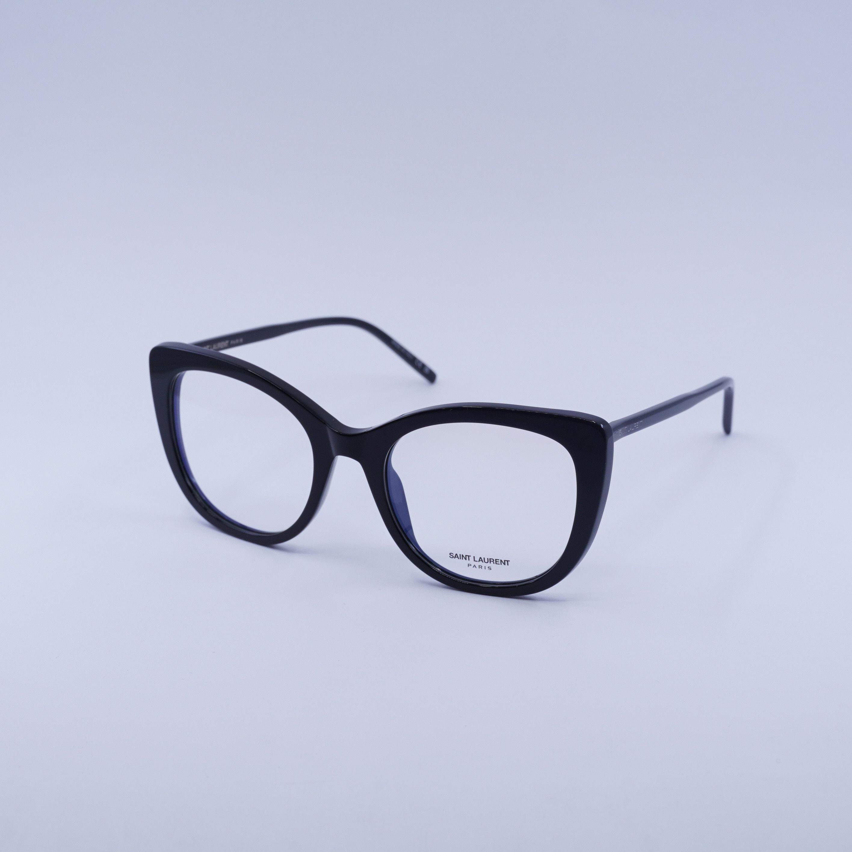 Saint Laurent Paris Saint Laurent SL778 001 Eyeglasses Black 55mm Square Frame Size ONE SIZE - 2 Thumbnail