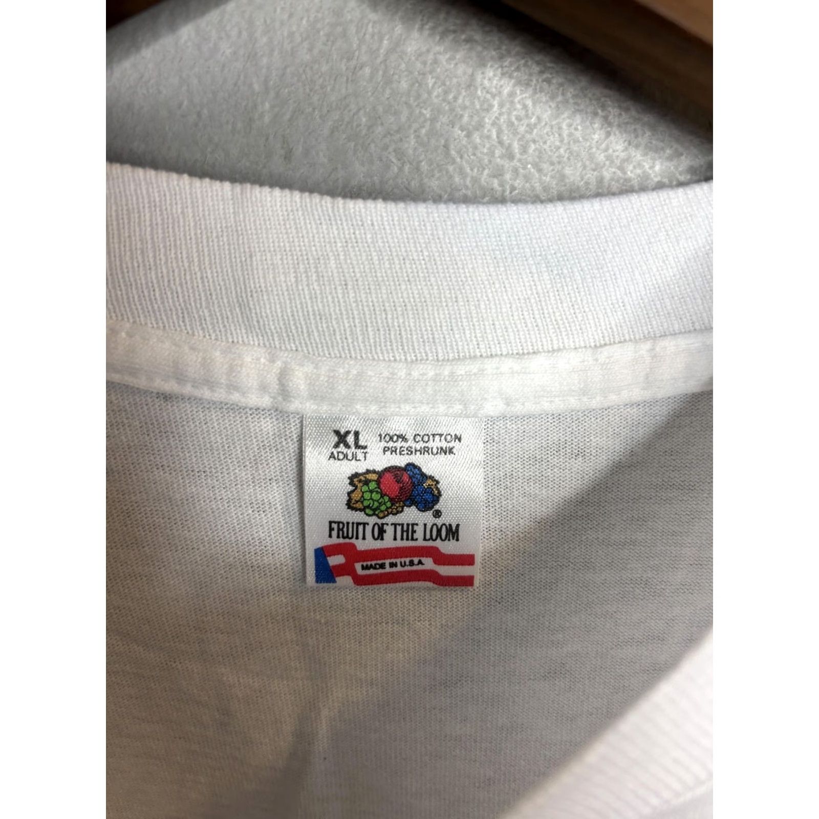 Fruit Of The Loom VINTAGE Occupational Hazard Secretary Shirt Mens XL White Made USA Funny 90s Size US XL / EU 56 / 4 - 3 Thumbnail