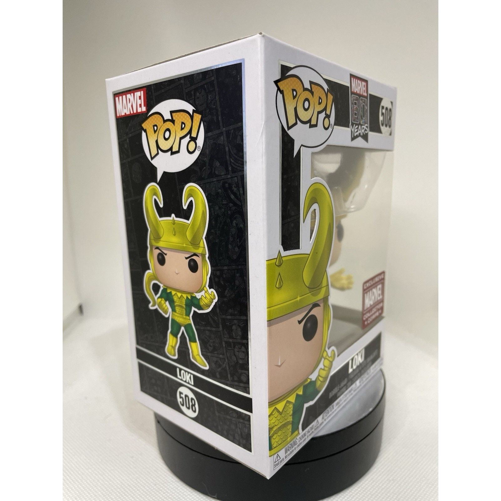 Marvel Comics Funko POP Marvel 80 Years: Loki #508, Marvel Collector Corps Size ONE SIZE - 8 Thumbnail