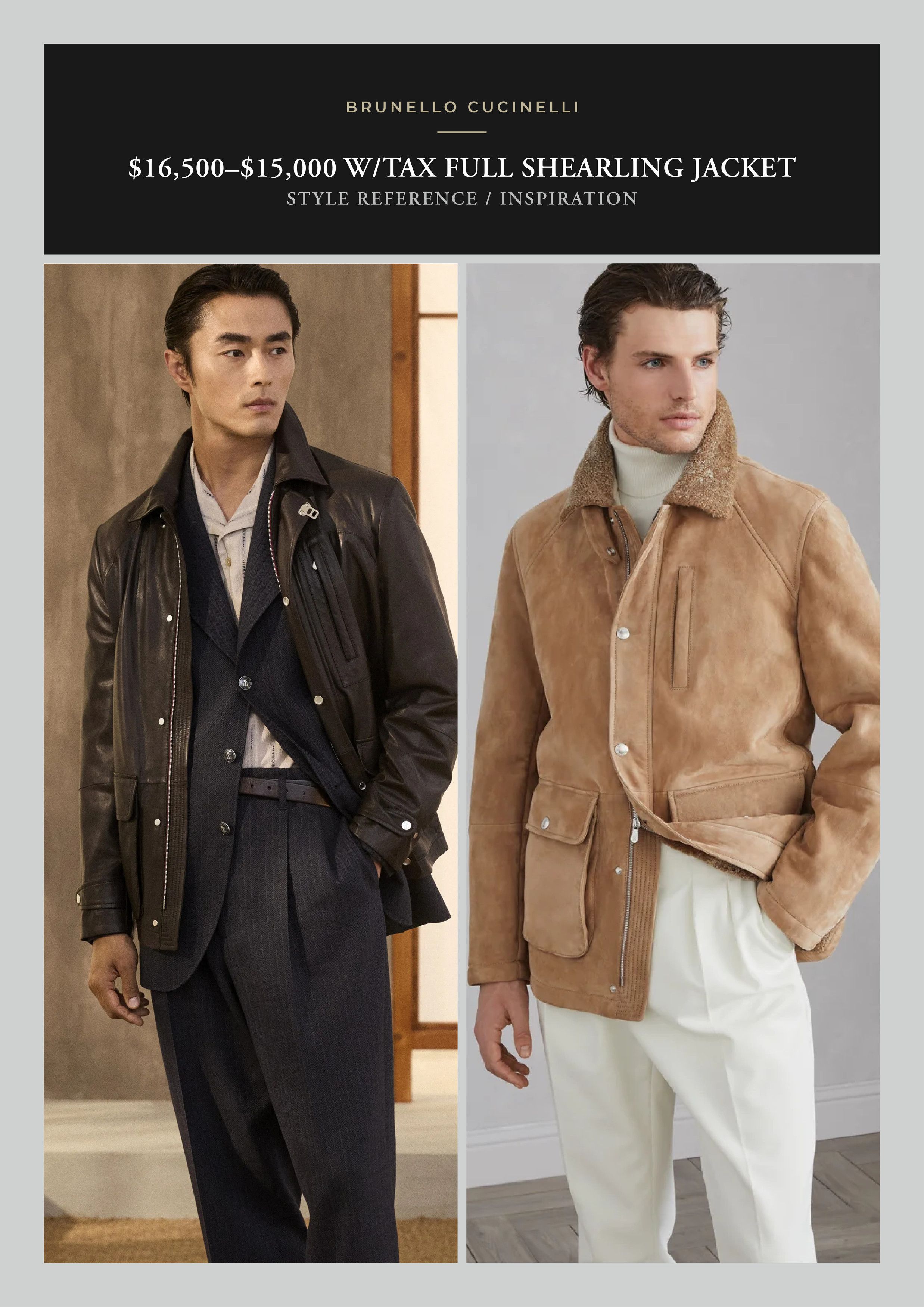 Brunello Cucinelli A Menswear Grail, Ultra-Rare $15,000 Full Shearling Jacket Size US M / EU 48-50 / 2 - 4 Thumbnail