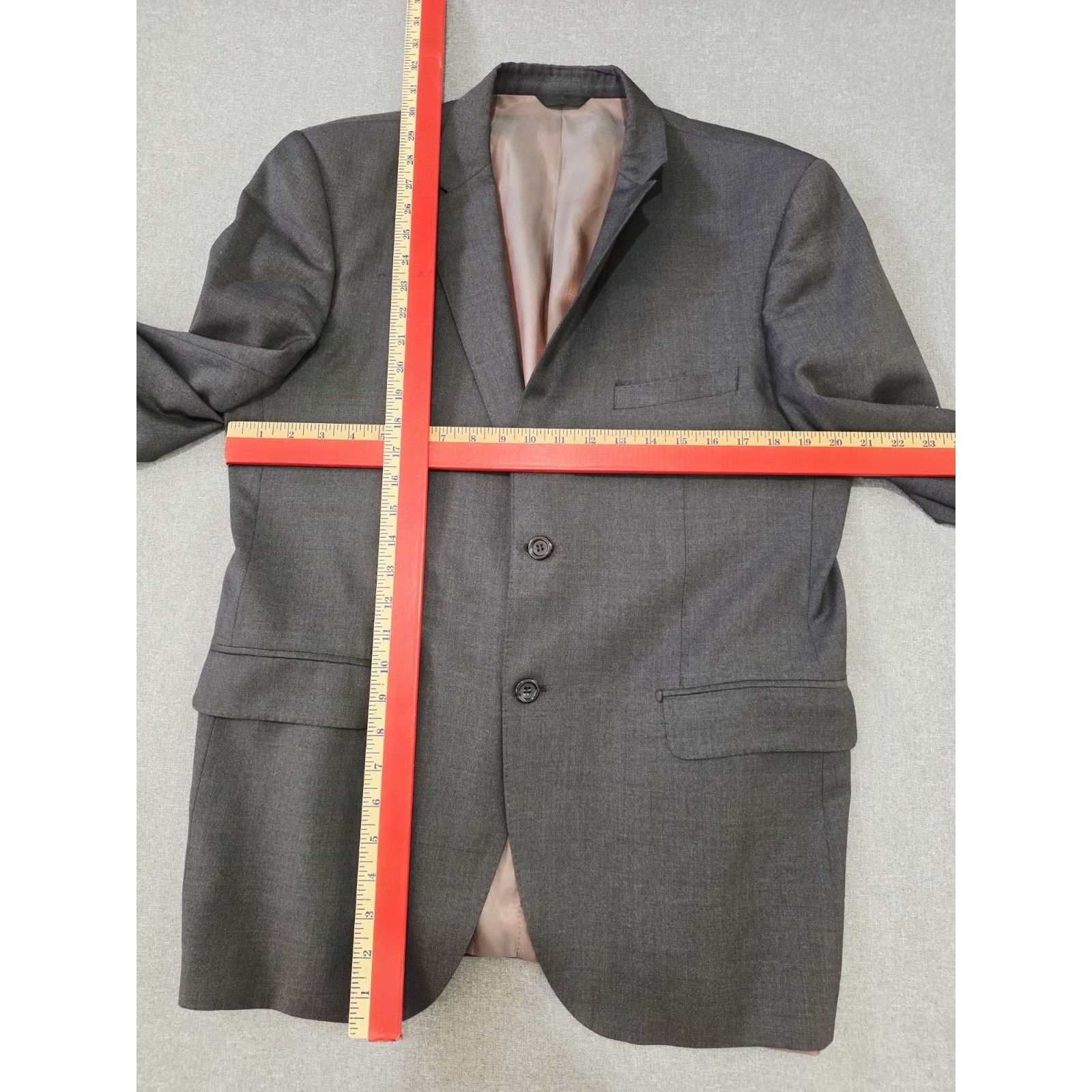 Ermenegildo Zegna Ermenegildo Zegna Men Gray Sport Coat SOFT Wool Blazer 44 R Size US L / EU 52-54 / 3 - 2 Thumbnail