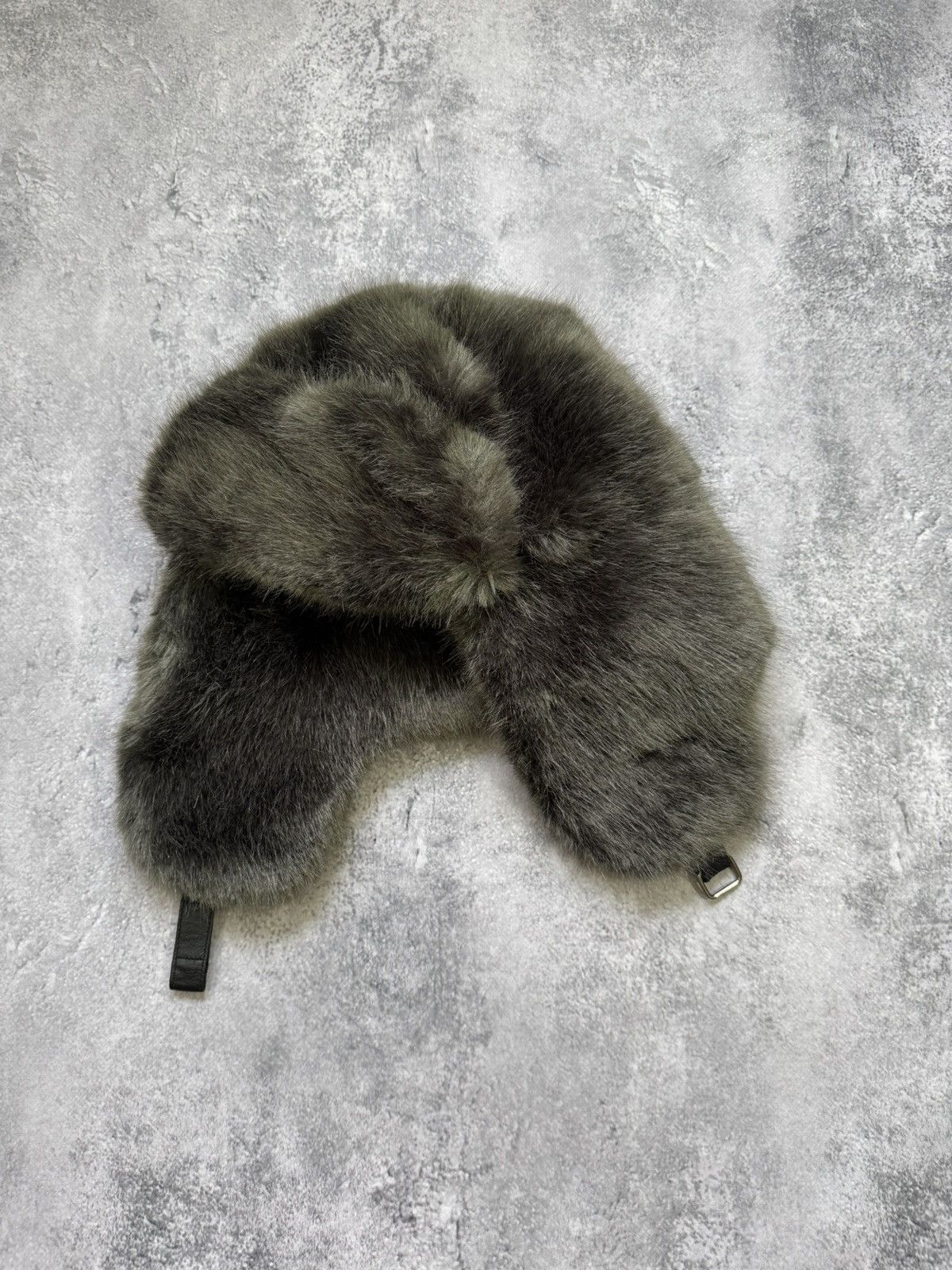 Japanese Brand × Vintage Y2K Faux Fur Ushanka Vintage Fuzzy Warm Trapper Hat Size ONE SIZE - 2 Thumbnail
