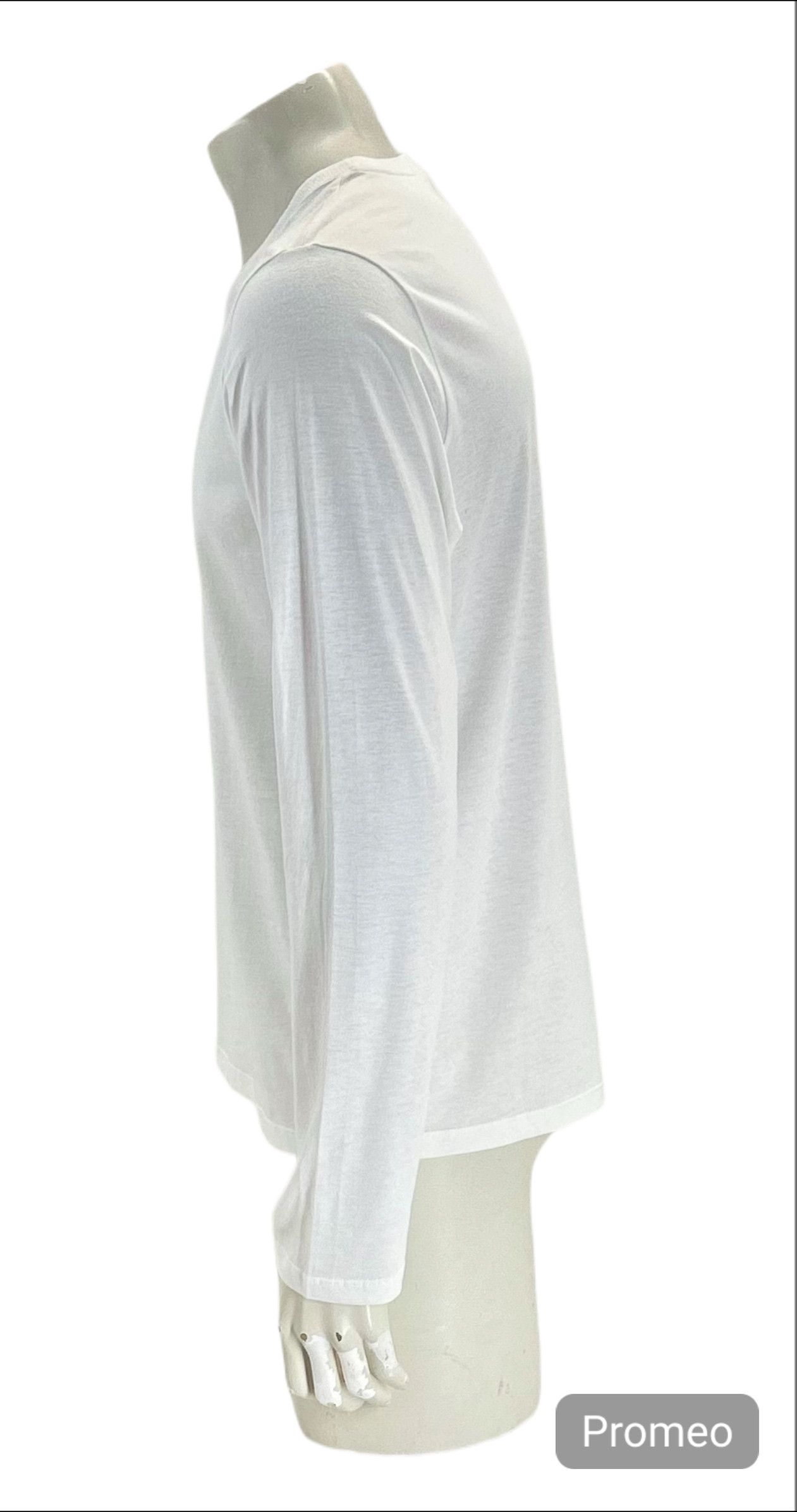 Gucci White Long Sleeve T-Shirt With Interlocked GG