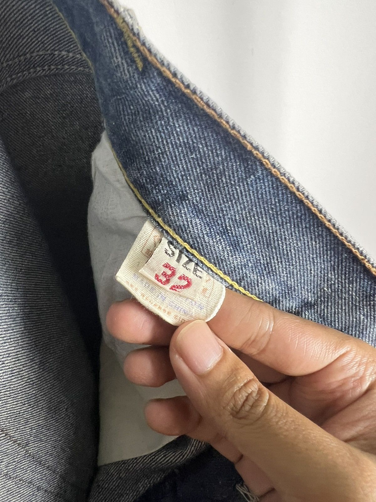 If Six Was Nine × Vintage Vintage Evisu Daicock "Mighty Evisu" Denim Size US 30 / EU 46 - 10 Thumbnail