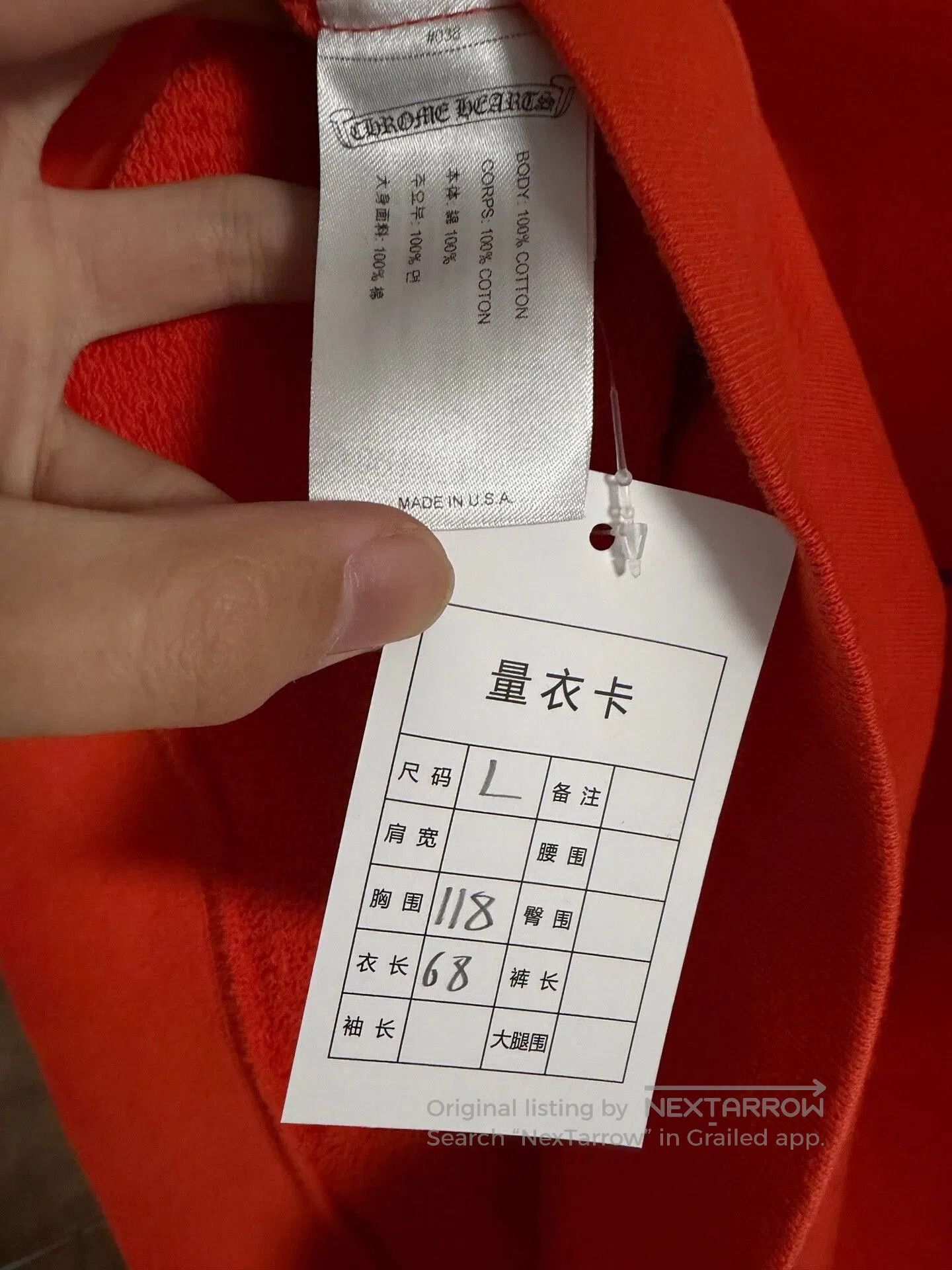 Chrome Hearts chrome hearts matty boy orange sweatshirt. Size US L / EU 52-54 / 3 - 6 Thumbnail