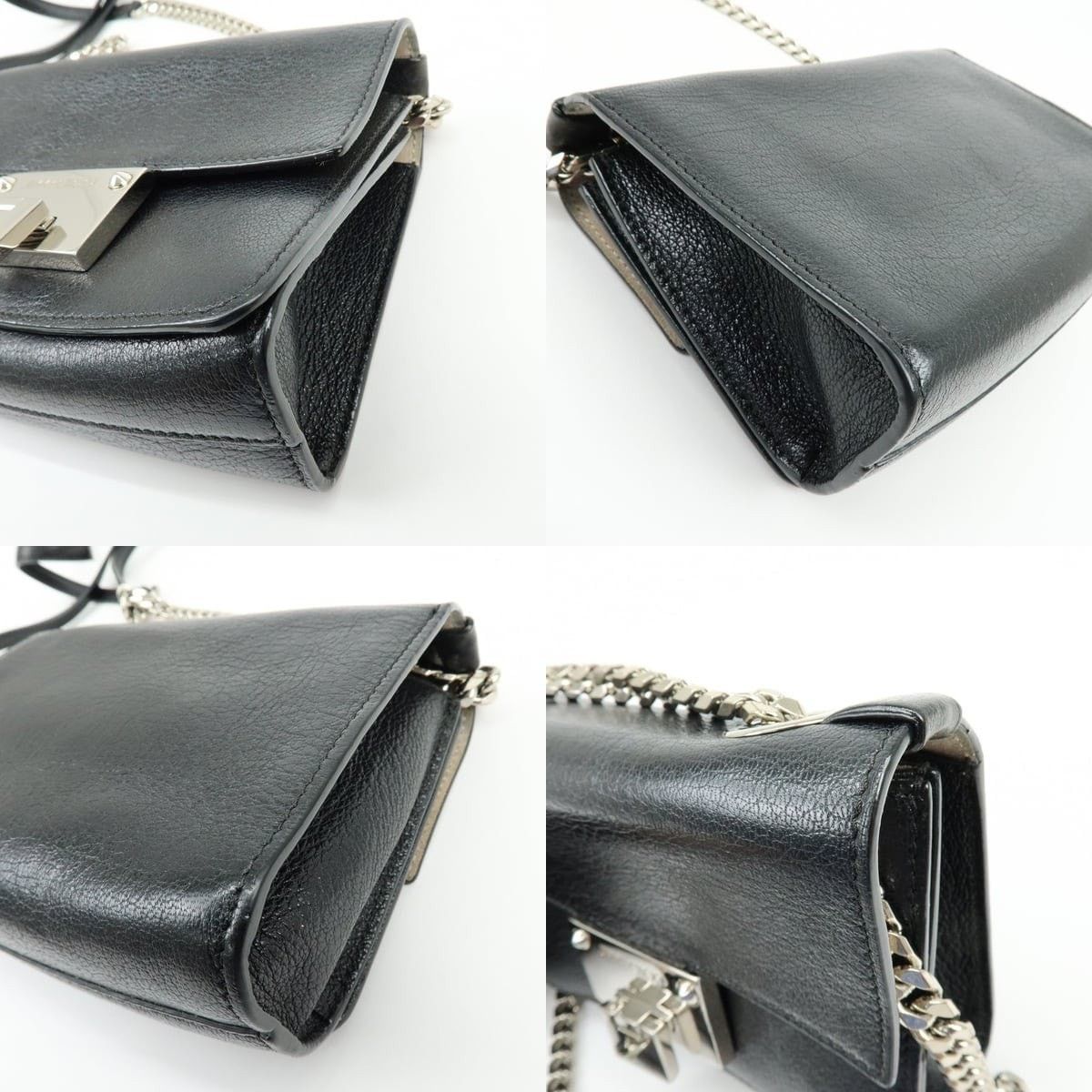 Jimmy Choo Jimmy Choo Rebel Bag Calfskin Crossbody Black Size ONE SIZE - 5 Thumbnail
