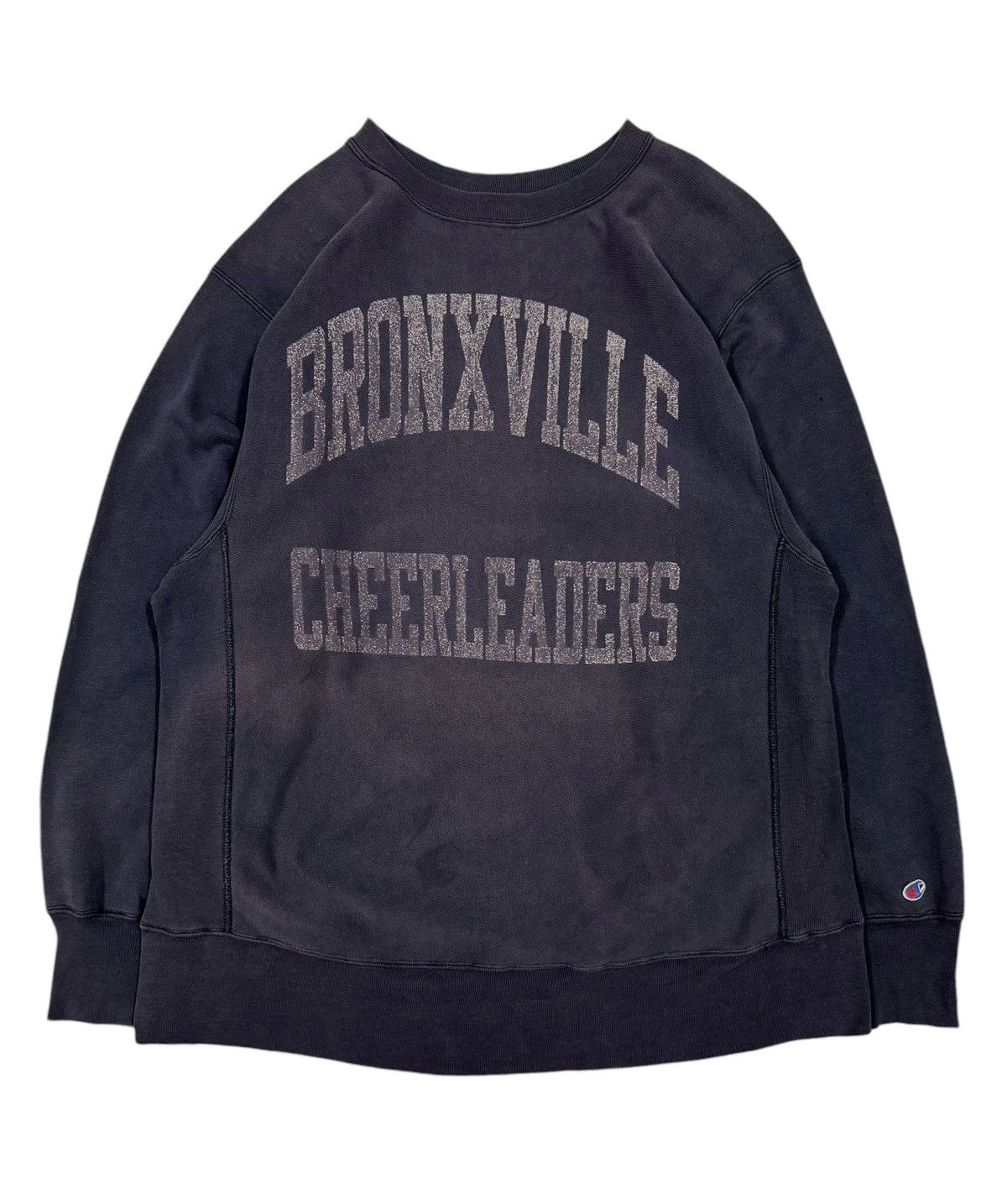 Champion × Vintage Vtg🔥80’s Champion Bluebar Reverse Weave Sunfaded Sweatshirt Size US XL / EU 56 / 4 - 1 Thumbnail