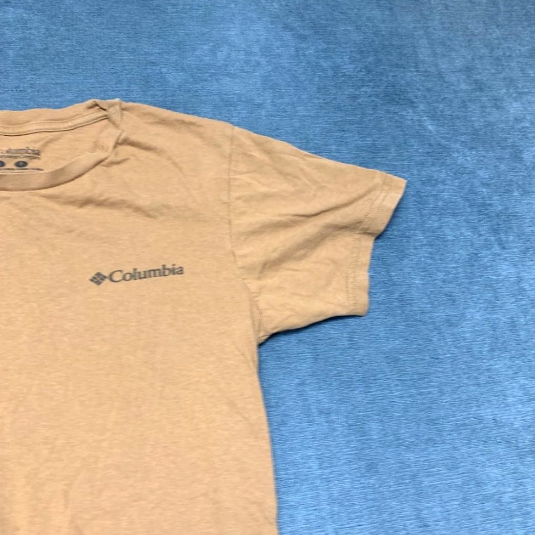 Logo 7 Columbia T-Shirt Mens Small Brown Cotton Graphic Print Logo Casual Outdoor Club Size US M / EU 48-50 / 2 - 5 Thumbnail