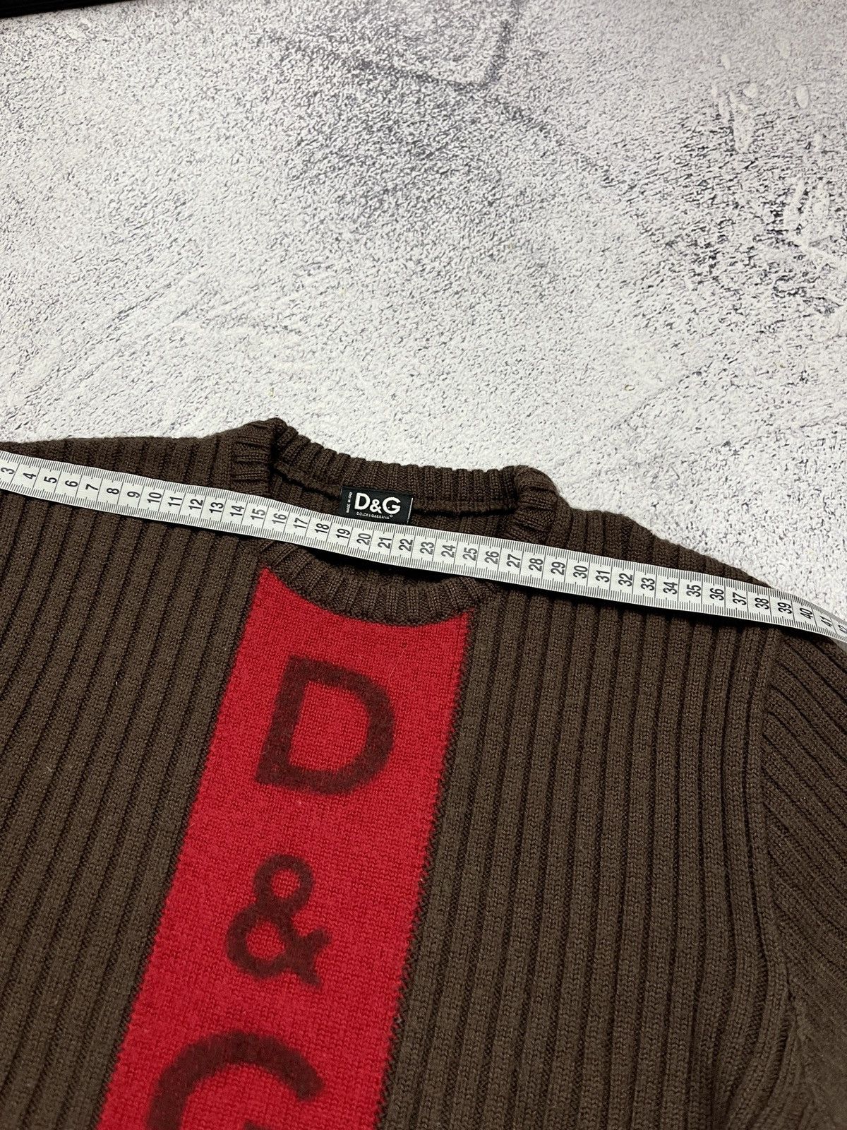 Dolce & Gabbana Vintage Y2K Dolce Gabbana Big Logo Avant Garde Knit Sweater Size US S / EU 44-46 / 1 - 12 Thumbnail