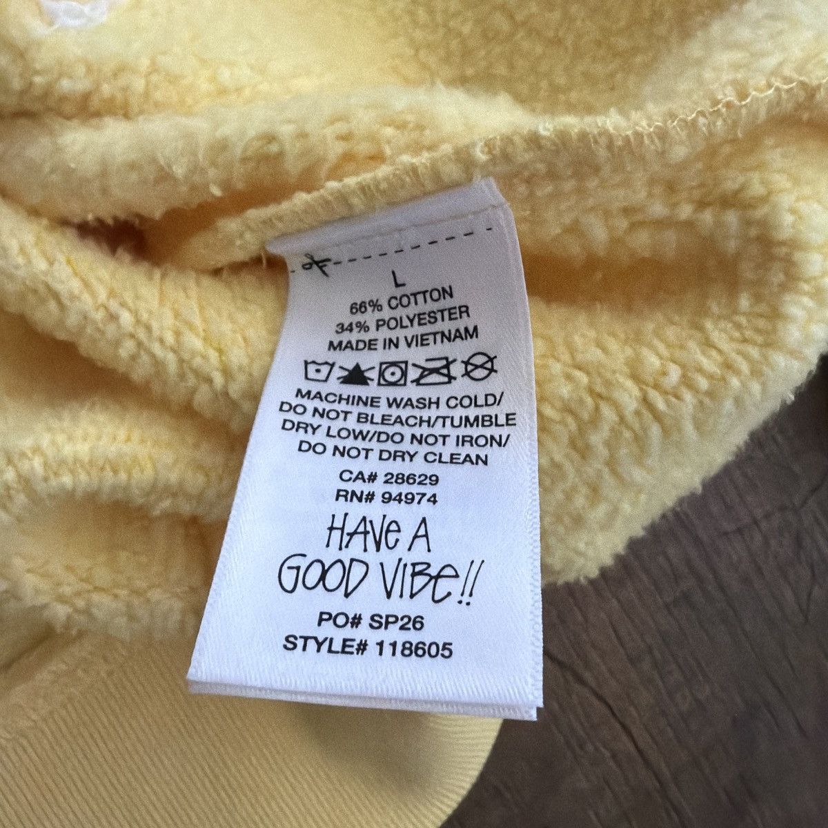 Stussy Stussy motif script hoodie yellow Size US L / EU 52-54 / 3 - 6 Thumbnail