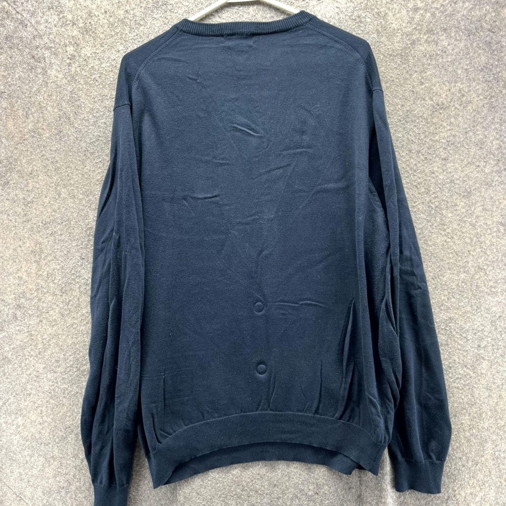 Brooks Brothers VINTAGE Brooks Brothers 346 Sweater Mens Large Blue Supima Cotton V-Neck Pullover Size US L / EU 52-54 / 3 - 2 Thumbnail