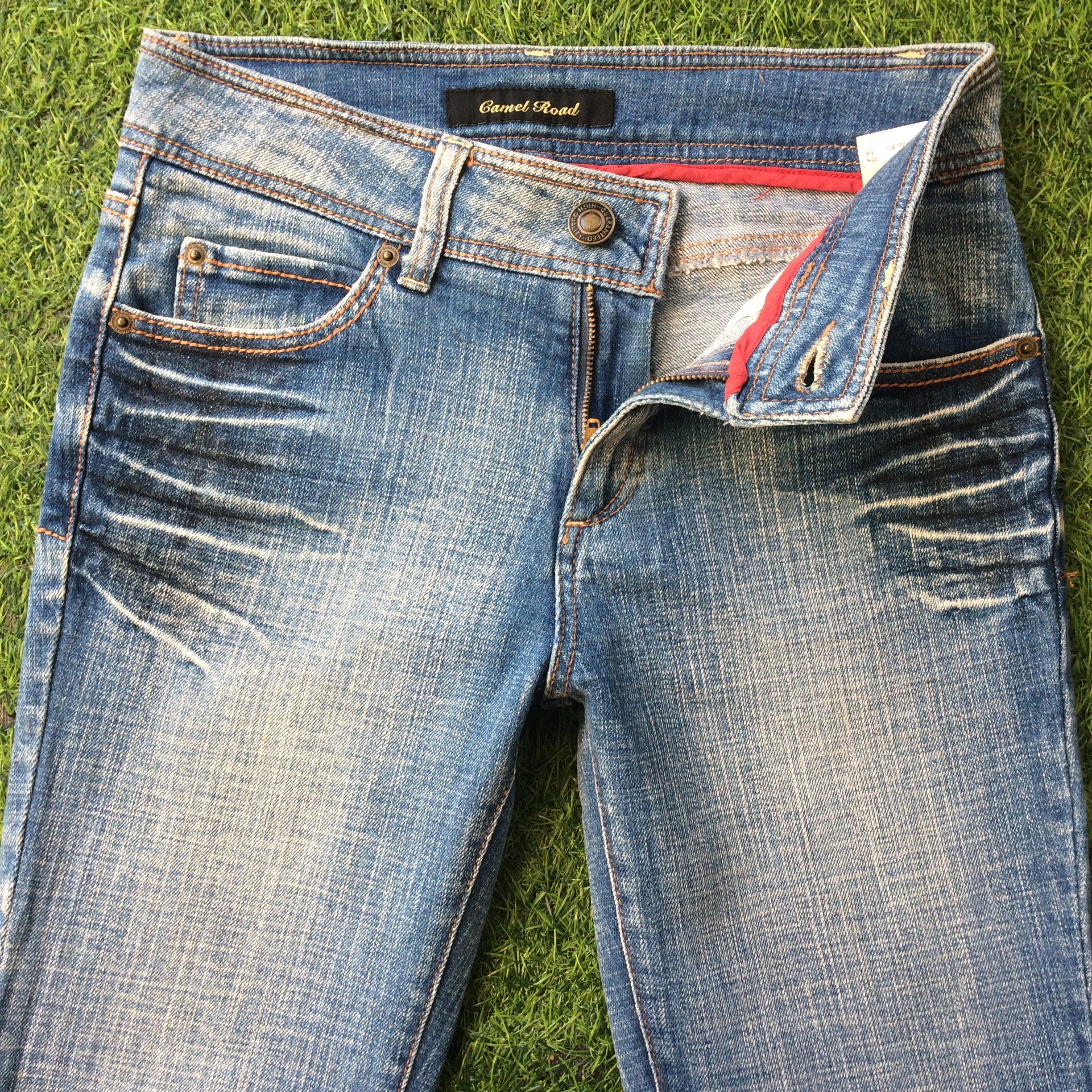 If Six Was Nine Japanese Bootcut Flared Jeans D-598 Size 25" / US 0 / IT 36 - 3 Thumbnail