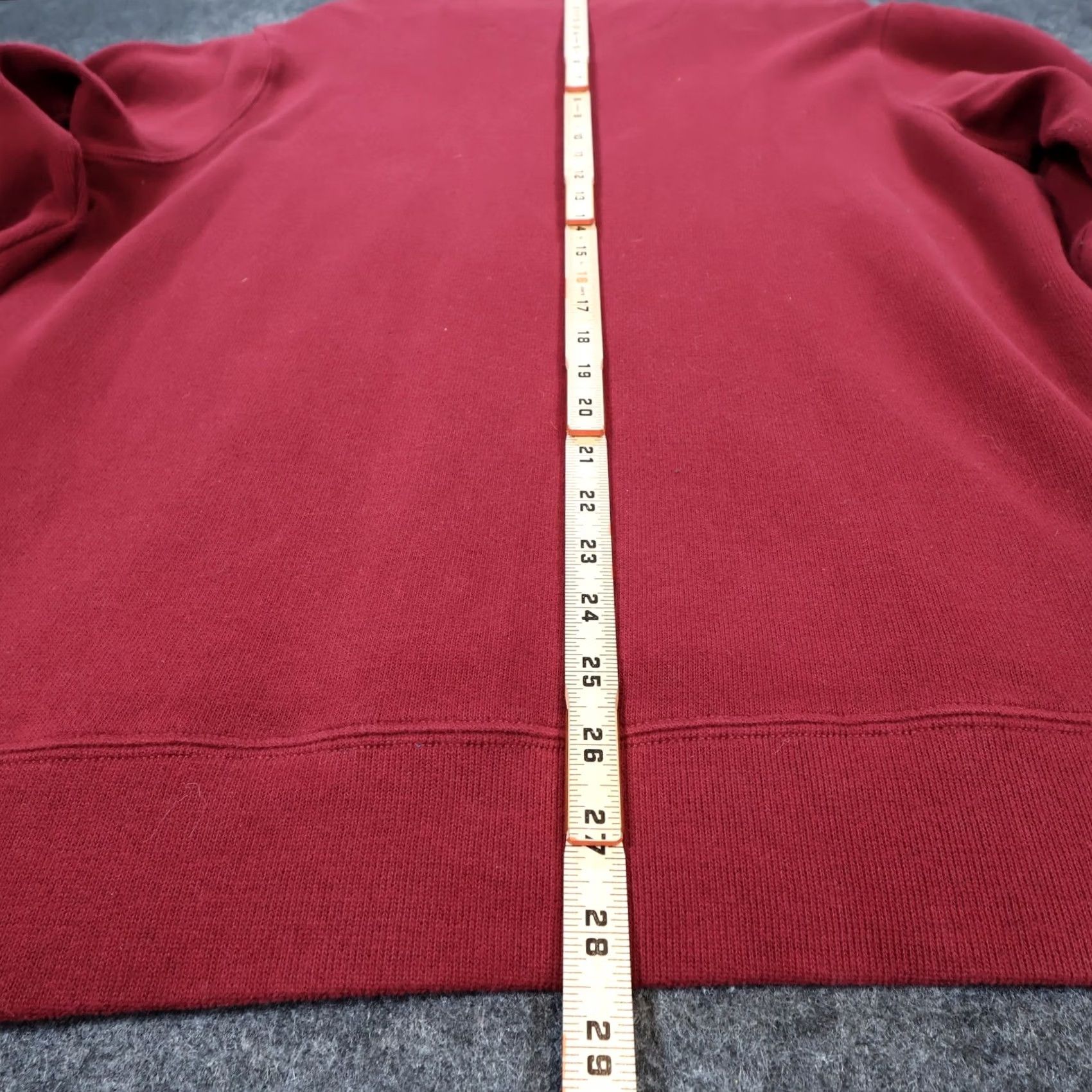 Lands' End Lands' End Sweatshirt Mens L Red Long Sleeve Crew Neck Ribbed Trim Excellent Size US L / EU 52-54 / 3 - 5 Thumbnail
