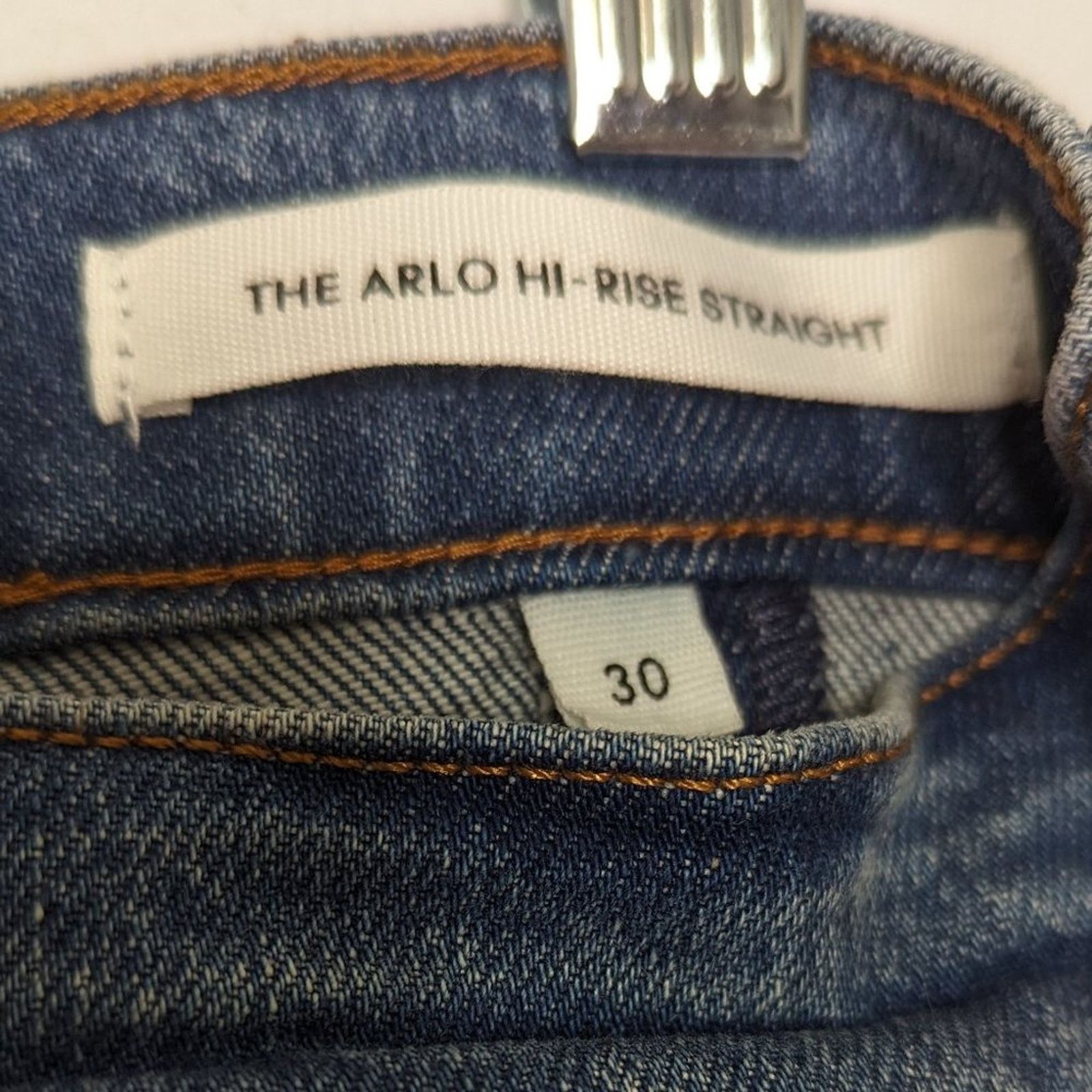 Aritzia Denim Forum Medium Wash The Arlo Hi-Rise Seam Jean Size 30 Size 30" / US 8 / IT 44 - 3 Thumbnail