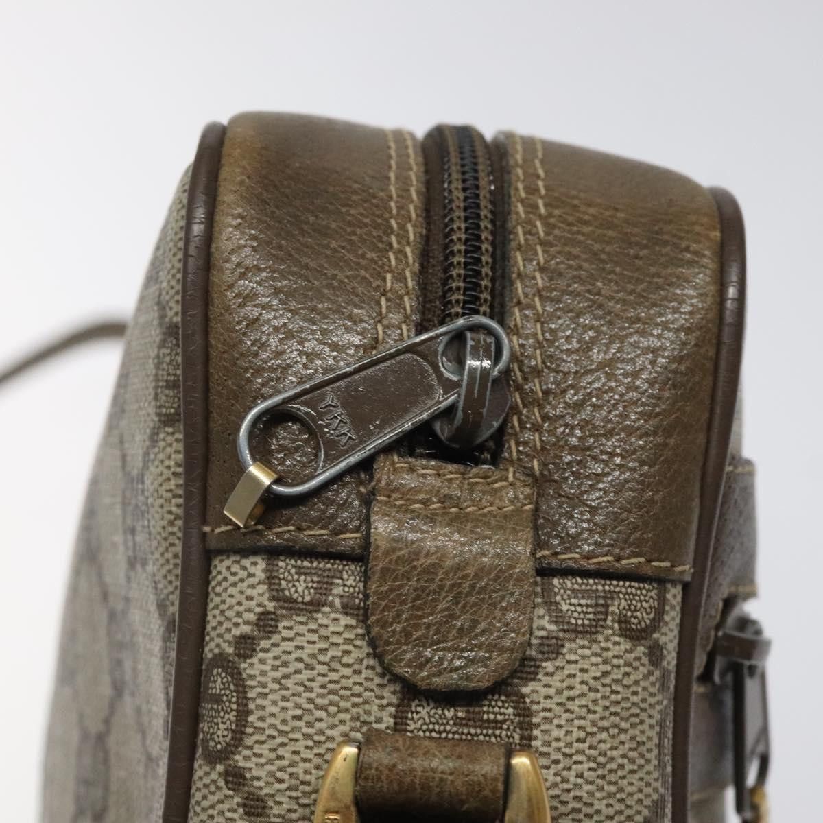 Gucci GUCCI GG Supreme Web Sherry Line Shoulder Bag Pvc Beige 56 Size ONE SIZE - 16 Thumbnail