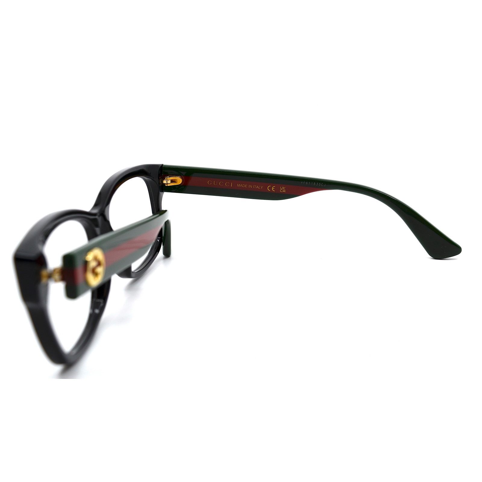 Gucci Gucci GG0278O Black Green Authentic Eyeglass Frame Italy Size ONE SIZE - 9 Thumbnail