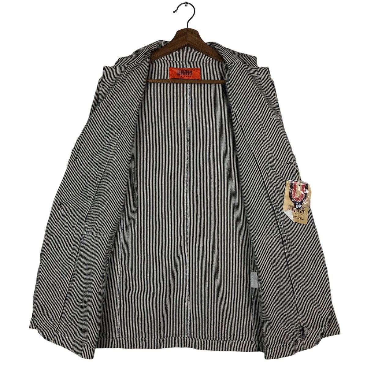 Japanese Brand 🔥Vintage Universal Overall Chicago Chore Jacket Hickory Size US M / EU 48-50 / 2 - 13 Thumbnail