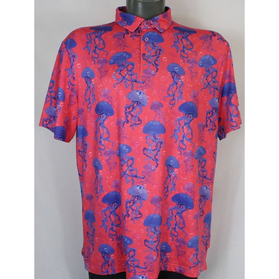 Loft LOFTY Polo Shirt Lot 3 L Tropical Floral Golf Performance Size US L / EU 52-54 / 3 - 6 Thumbnail