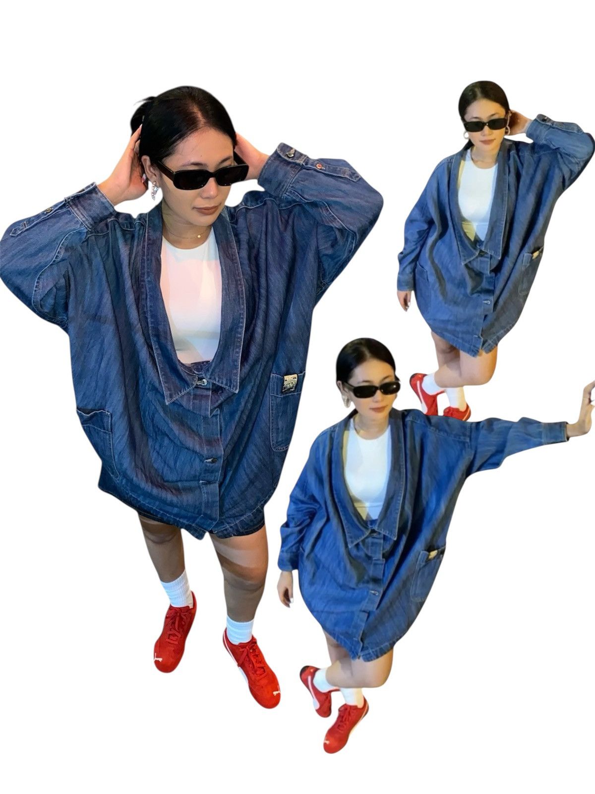 Issey Miyake 🔥ISSEY MIYAKE MERCIBEAUCOP DENIM JACKET RARE🔥 Size US L / EU 52-54 / 3 - 1 Thumbnail